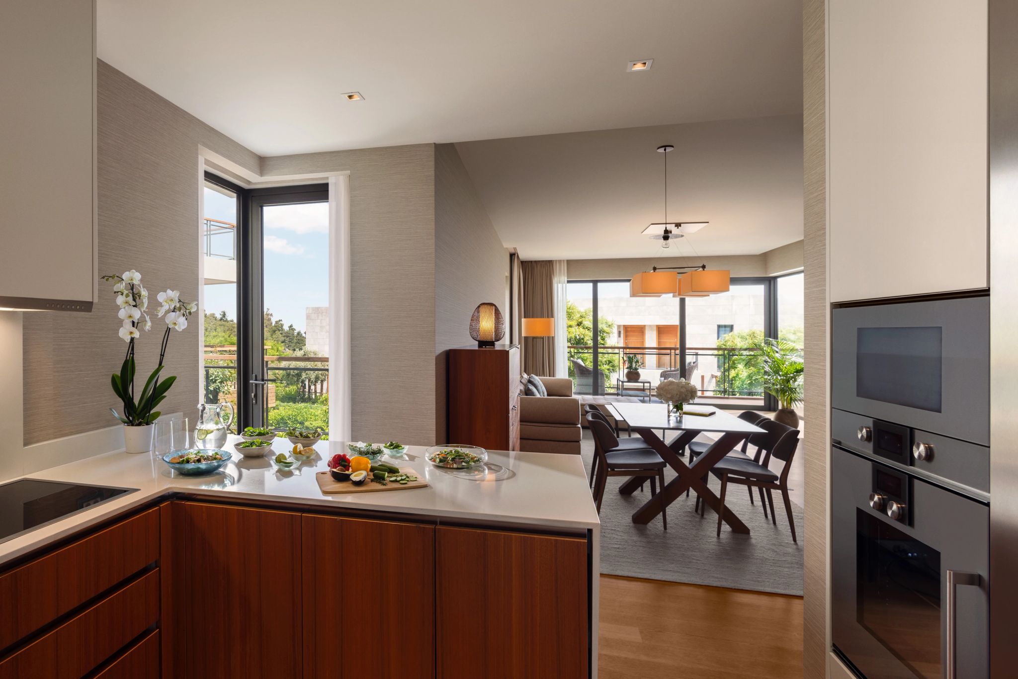 Two Bedroom Residential Apartment cozinha gourmet - sala de jantar - area gourmet