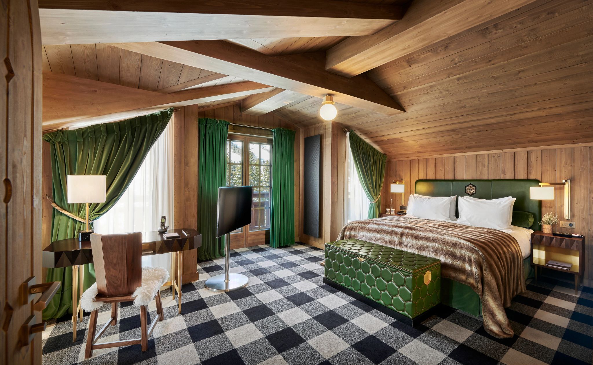 Chalet L'Amarante  chale nas montanhas - chale de luxo - decoraçao classica