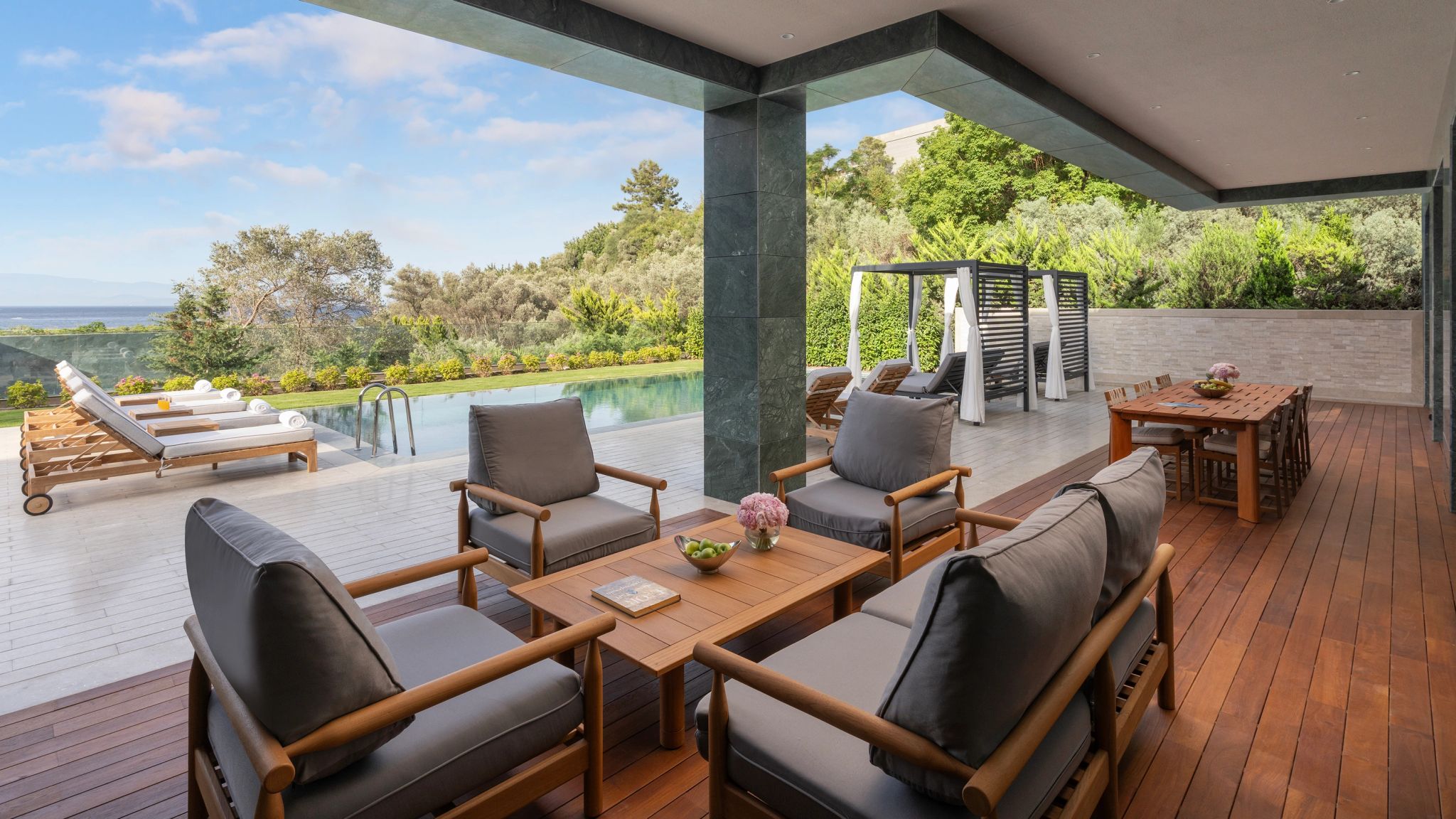 Alisya Villa sala de jantar - area gourmet - vila com piscina