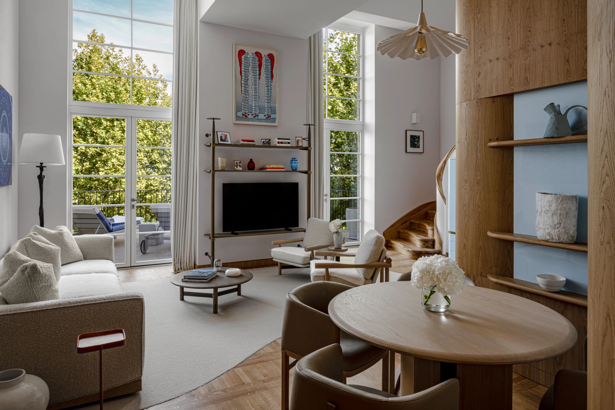 Residence Suite suite com sala - sala ampla - sala chique - suite residencial