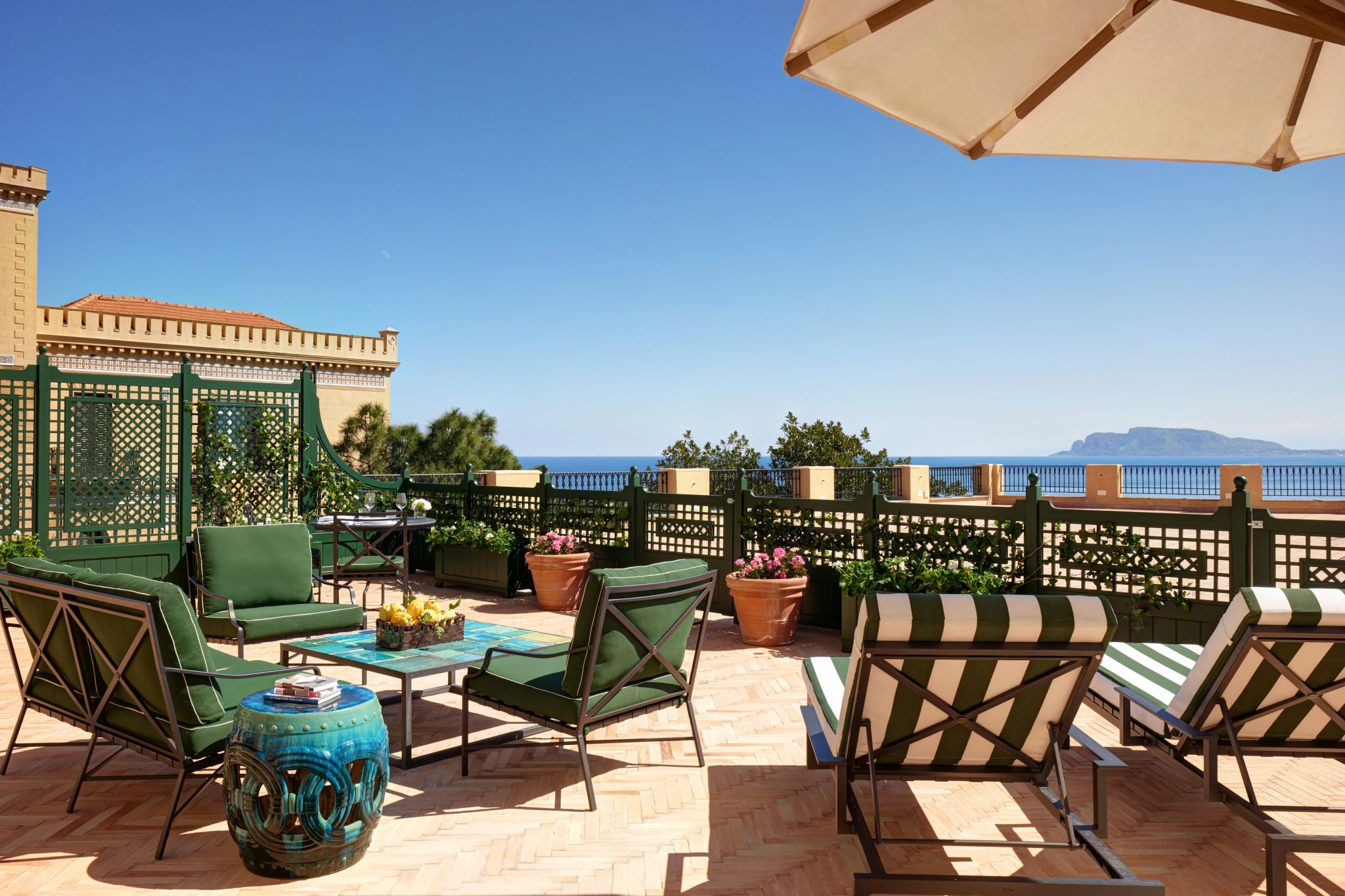 Sea View Suite Terrace terraço amplo – suite com terraço - terraço privativo - terraço vista sicilia