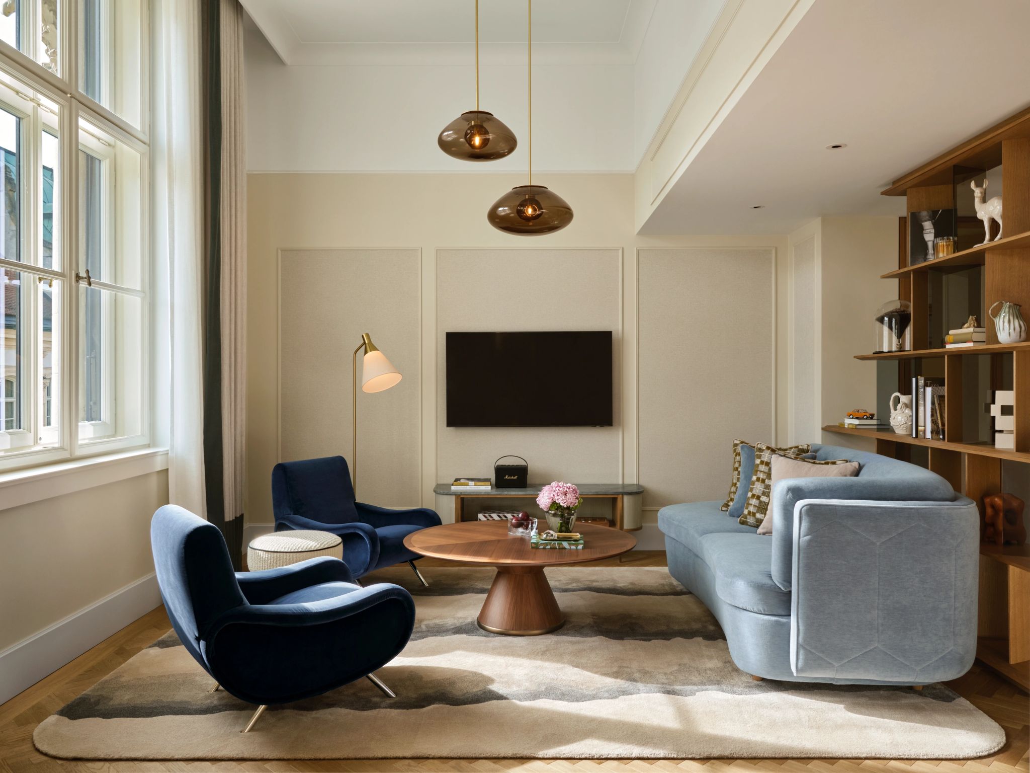 Executive Suite sala de estar - sala de tv - sala moderna