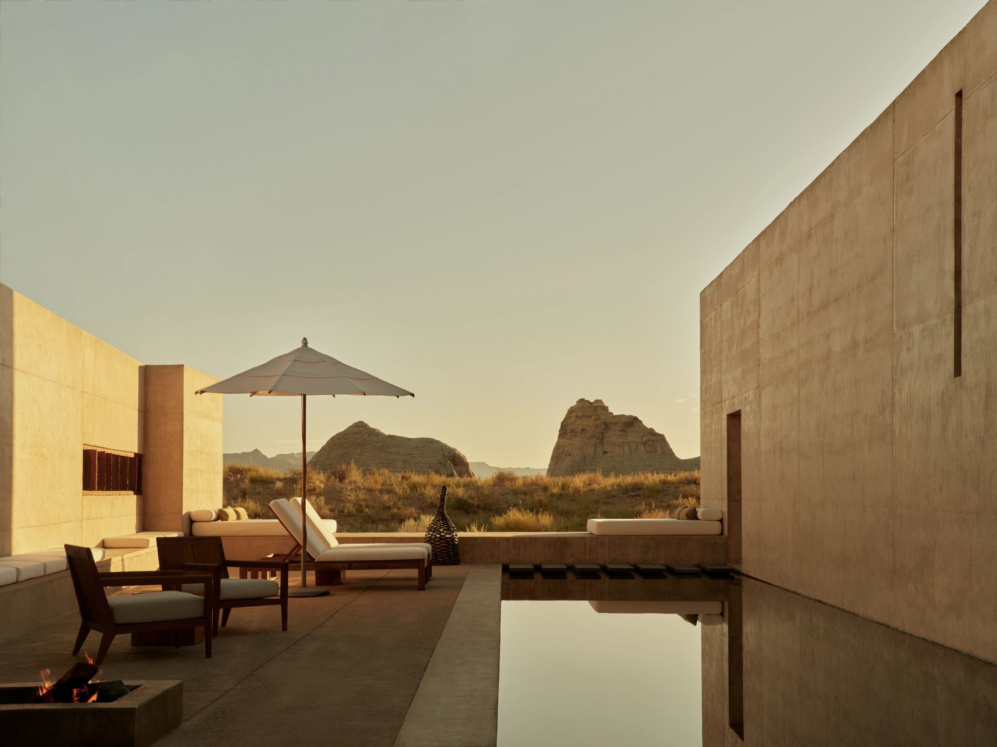 Amangiri Suite   piscina privativa - lazer ao ar livre - terraço de luxo