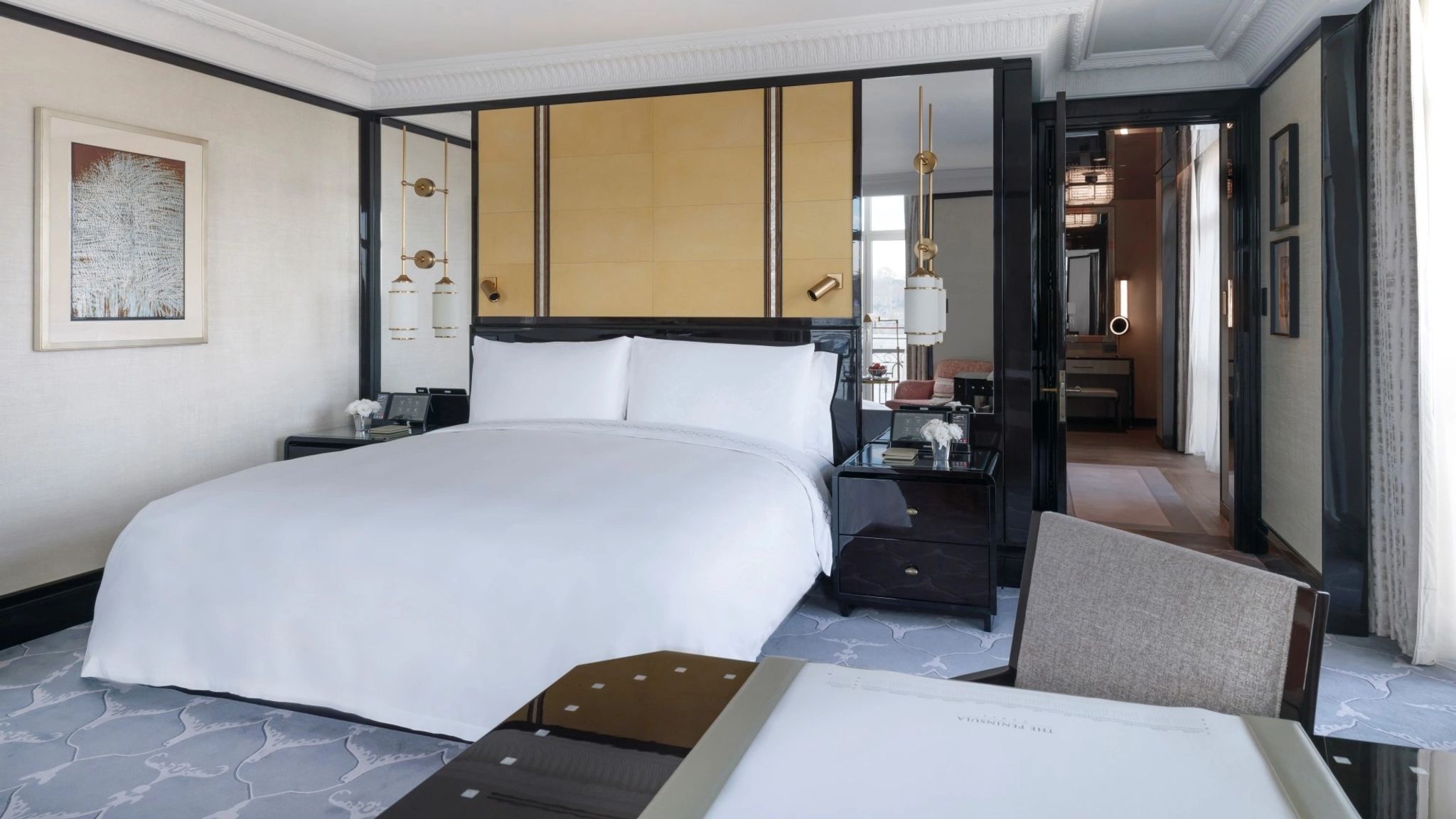 quarto de luxo - quarto vista mar - quarto vista bosforo istambul