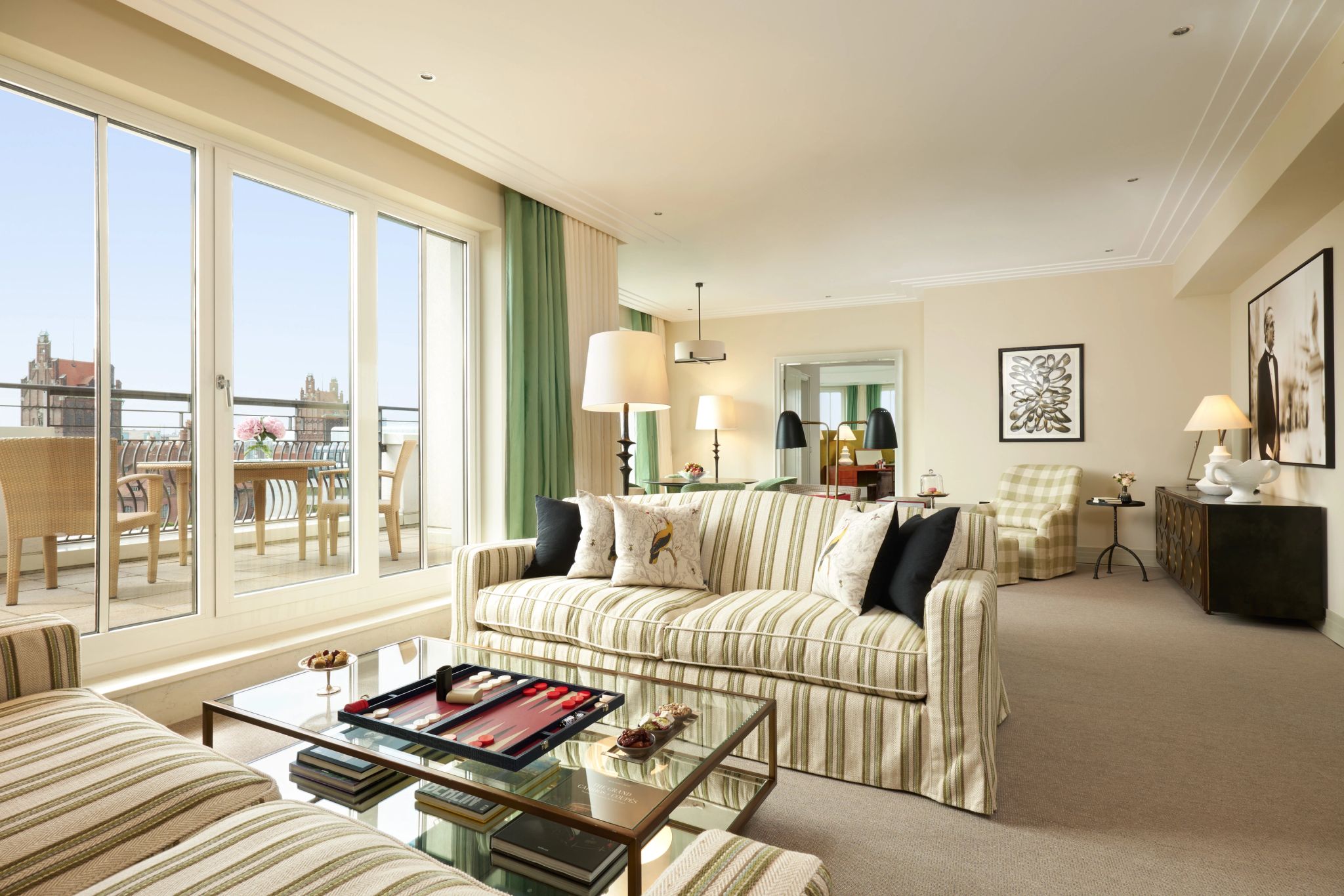 sala de estar - decoraçao de luxo – suite com terraço