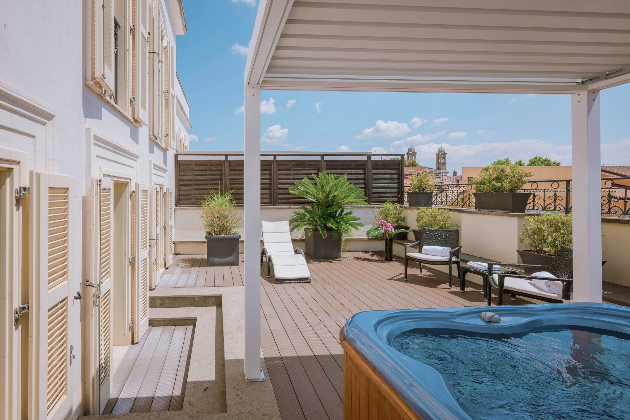jacuzzi privativo - lazer ao ar livre - banho de sol