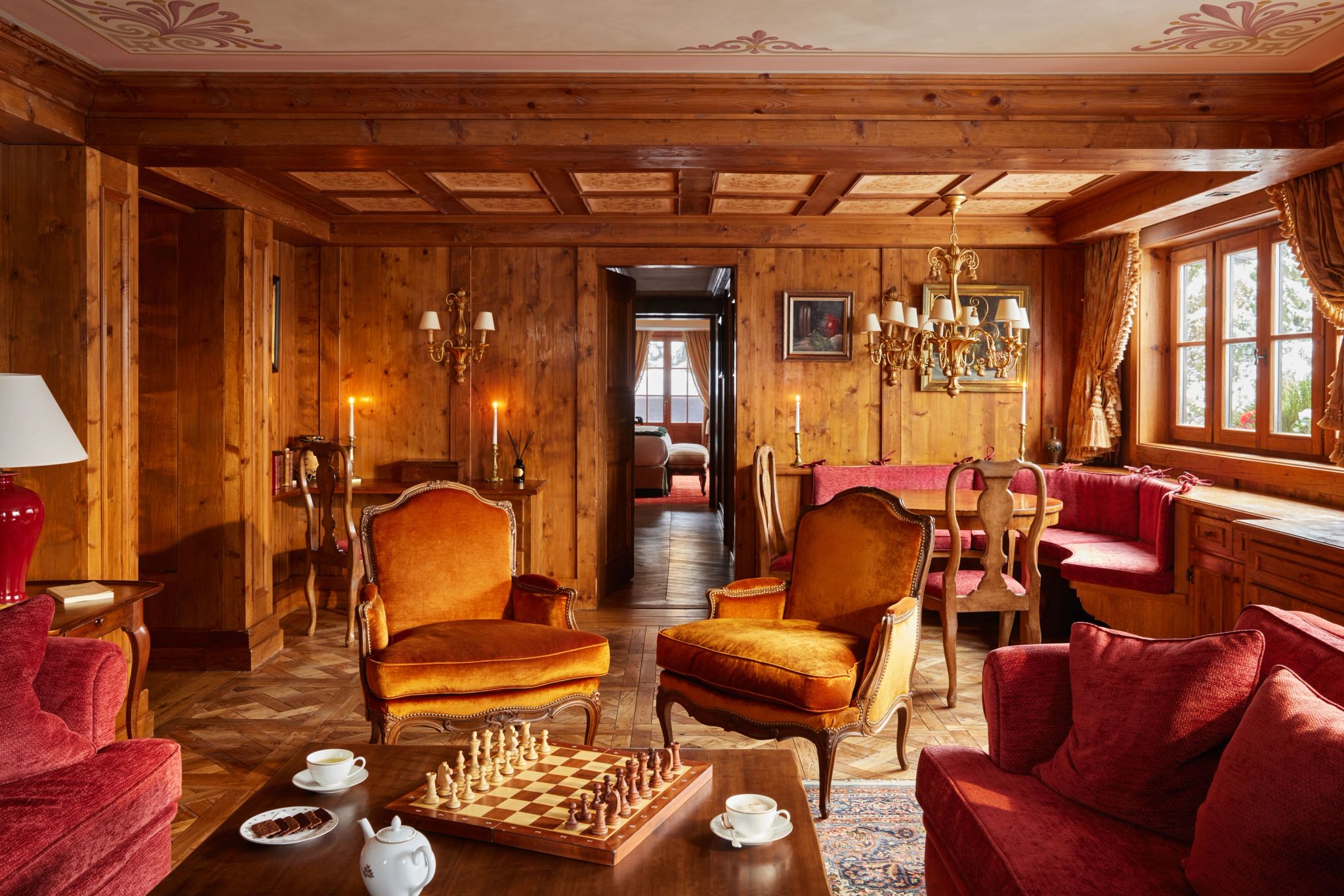 Salão decoração classica - mobiliario de luxo