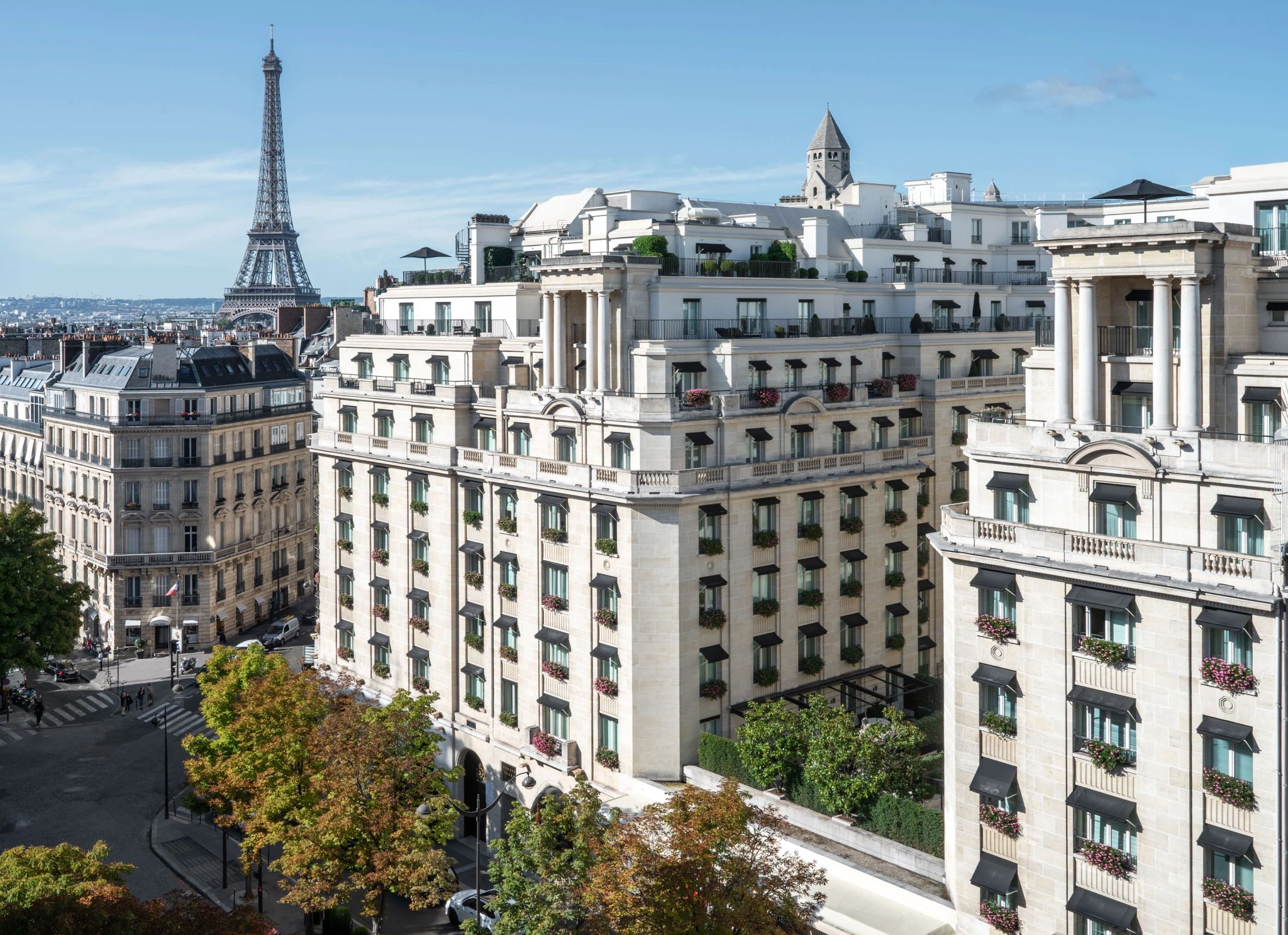 hotel four seasons george v - hotel de luxo em paris