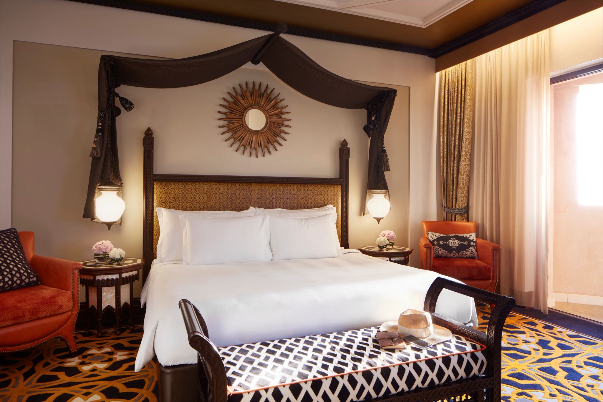 One Bedroom Ocean Suite suite casal - suite king - decoraçao arabe