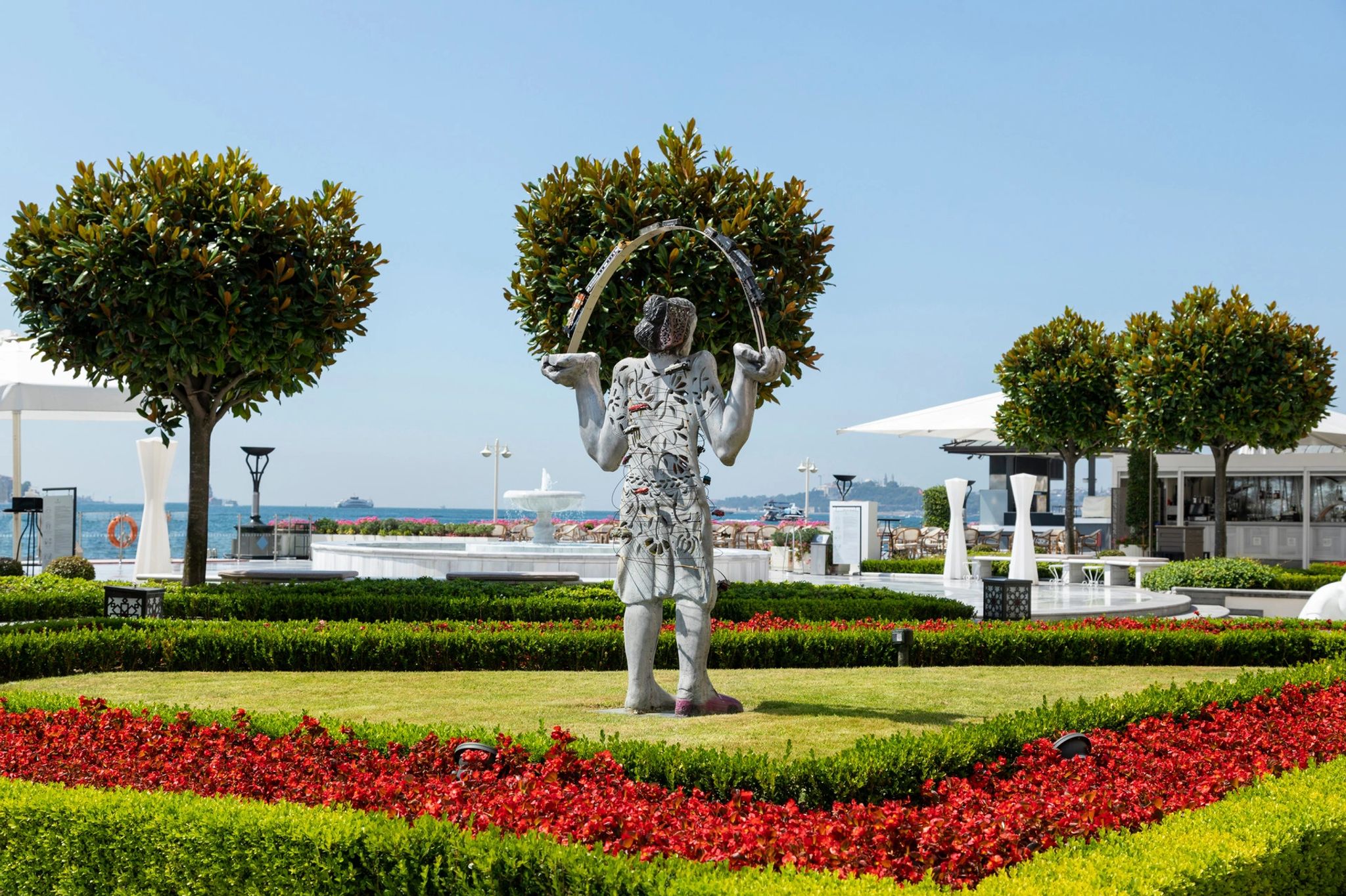 Jardim interno area externa hotel – jardim interno – contato com a natureza