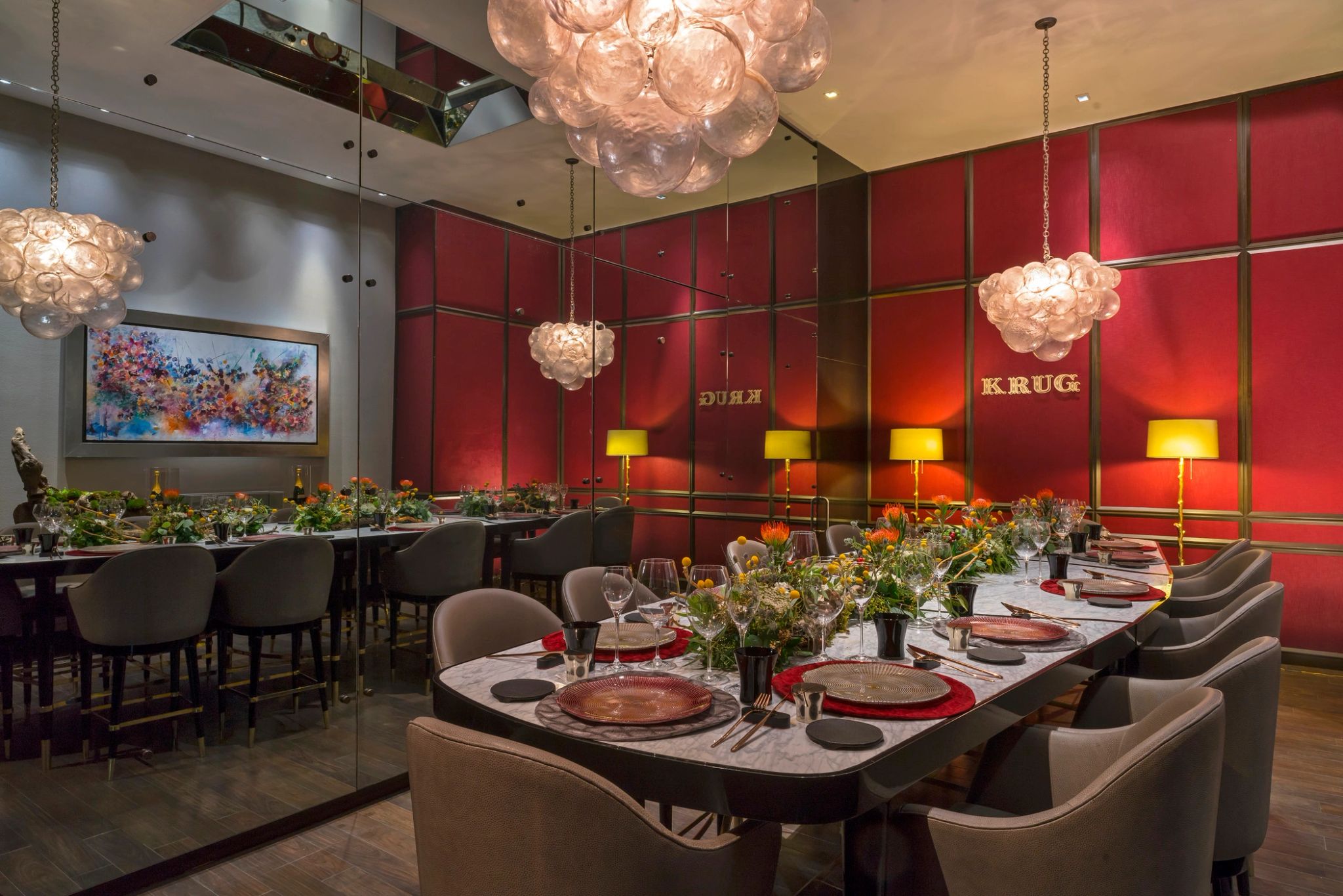 la table krug st regis – mesa decorada - decoraçao moderna