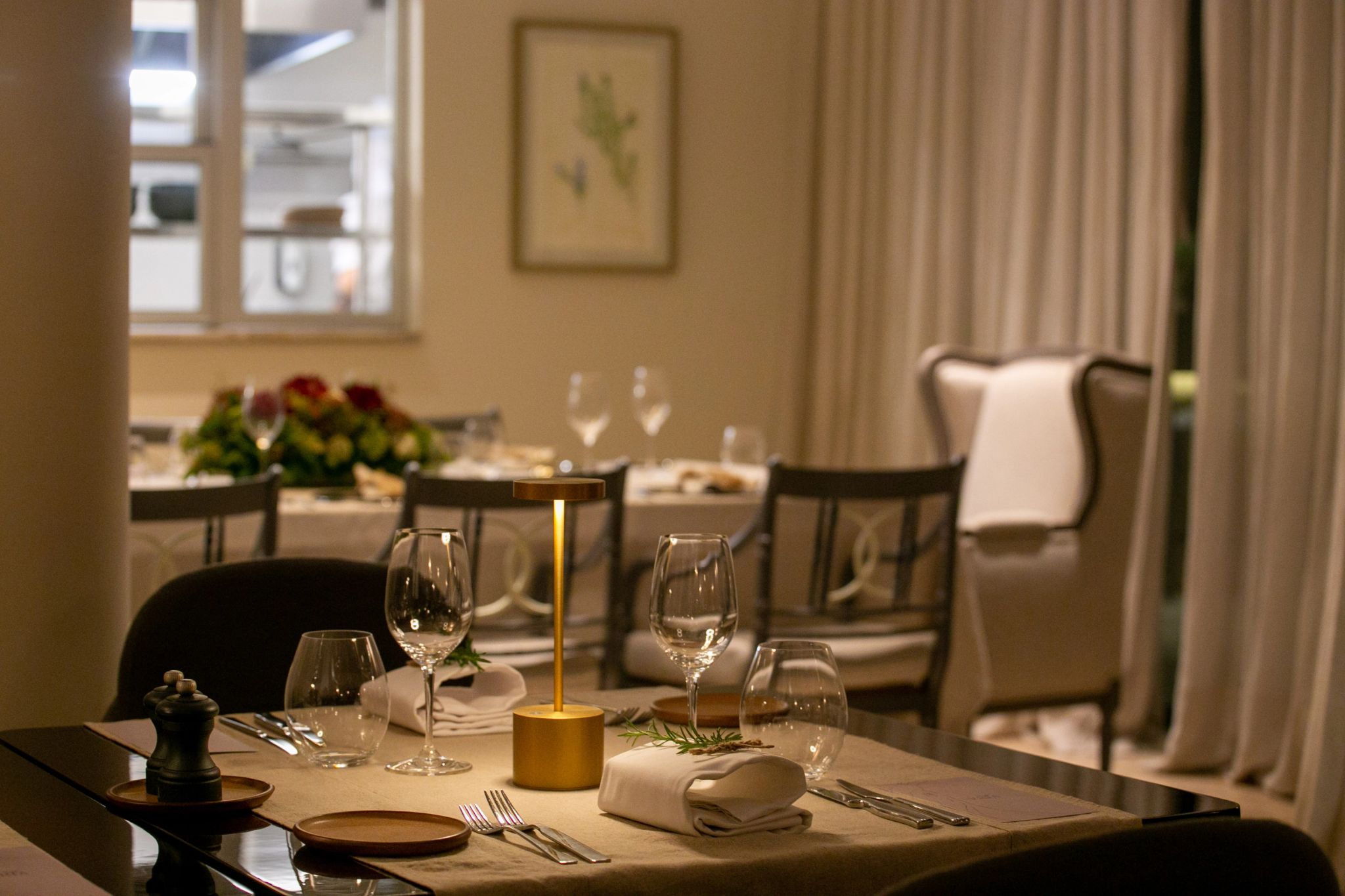 Restaurante restaurante de luxo – jantar no hotel