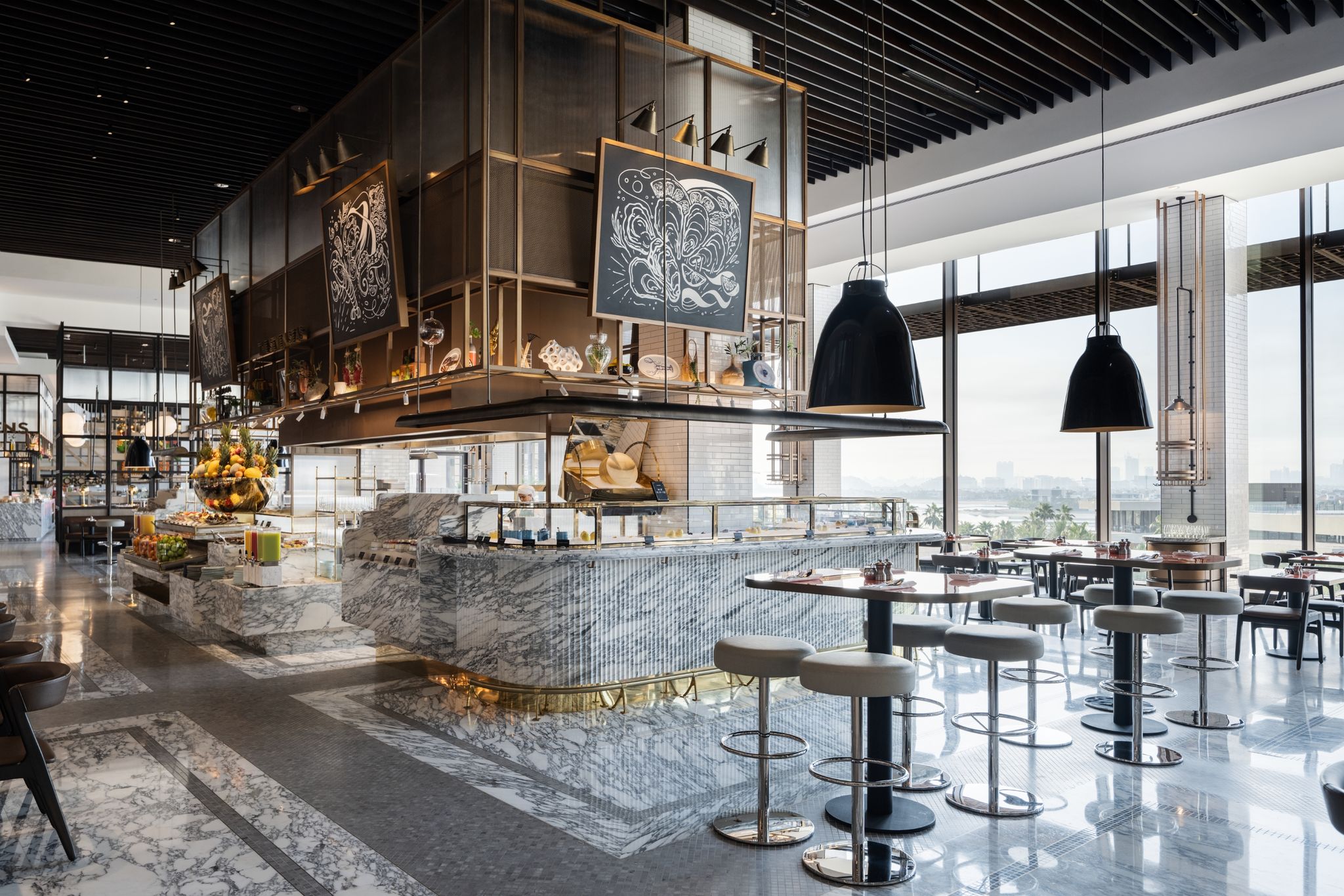 decoracao moderna – restaurante com vista – produtos sazonais