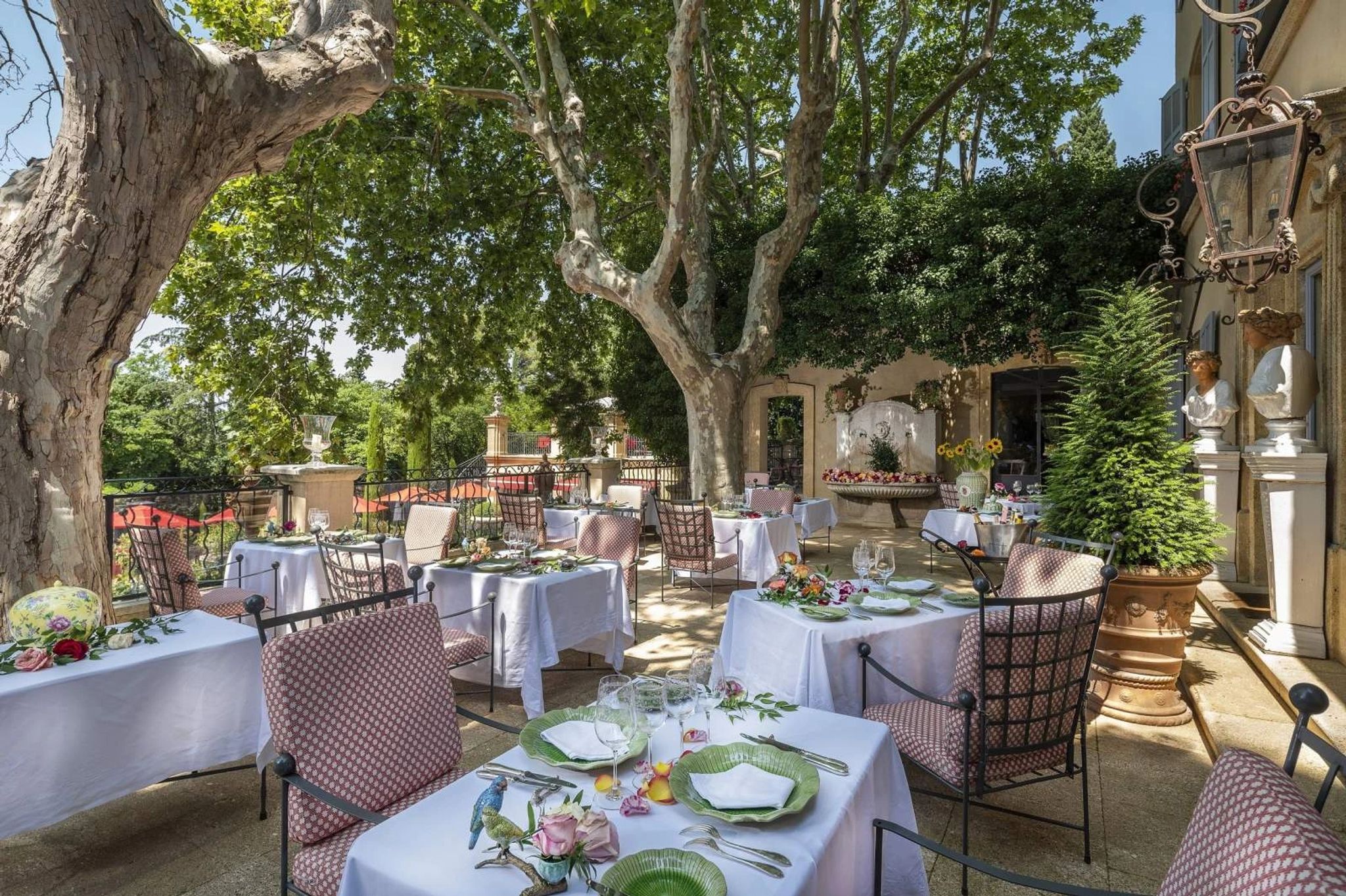 Restaurante La Taula Gallici's terraço gourmet - restaurante com terraço - almoço ao ar livre