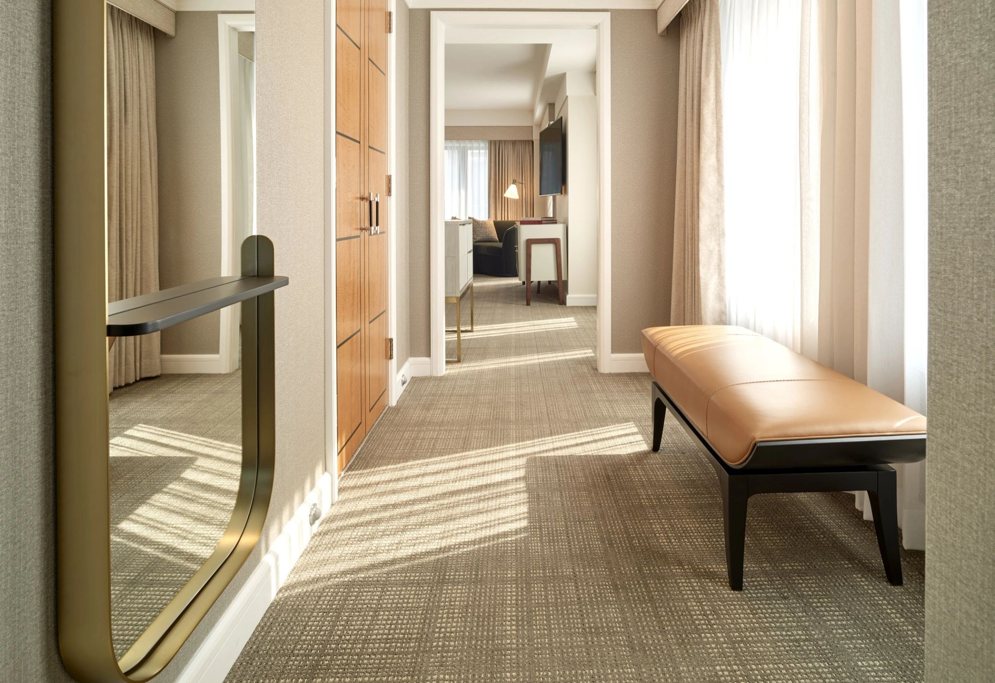 Junior Suite suite ampla - suite moderna - area de descanso