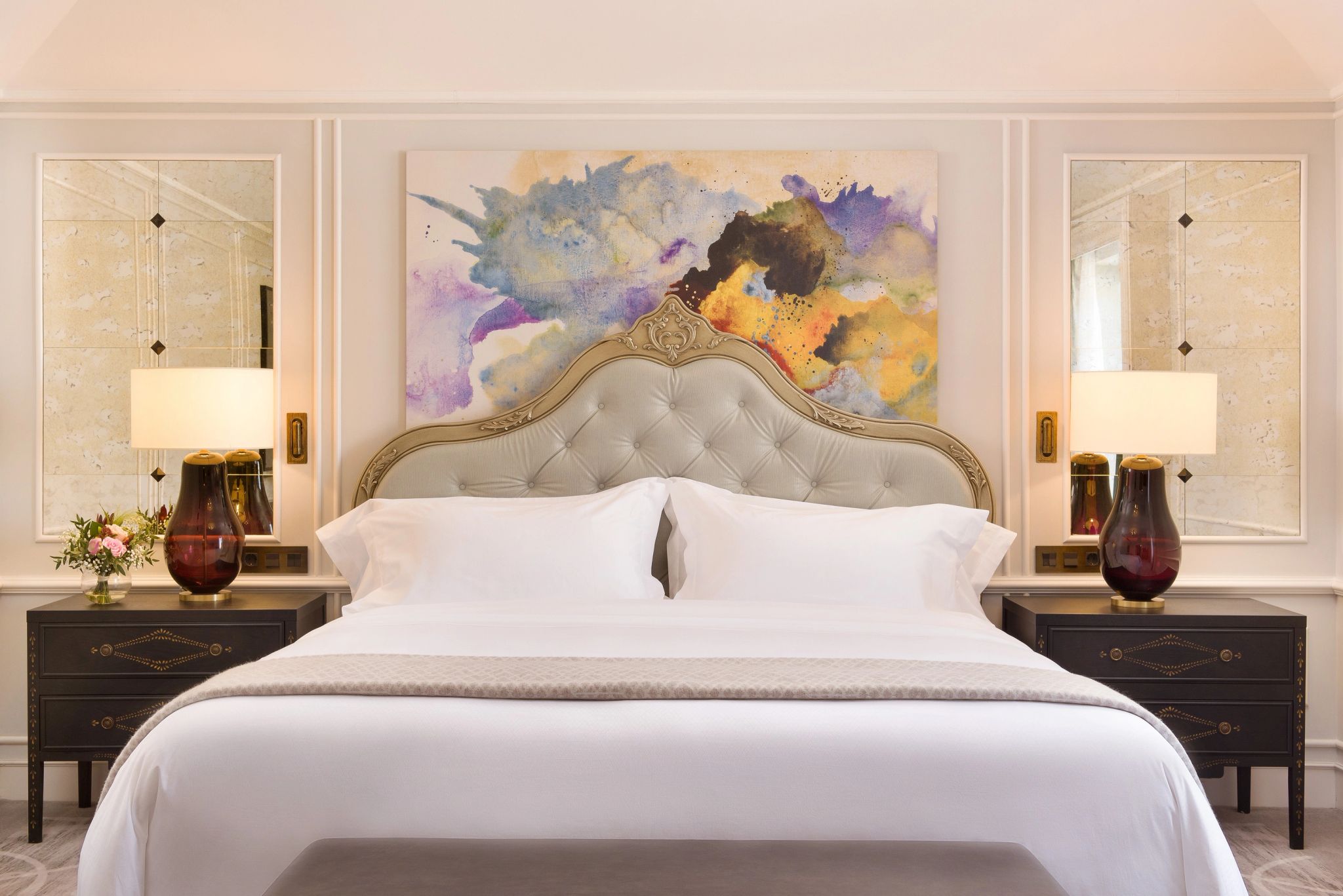 Premium King River View cama king - obras de arte - arte contemporanea