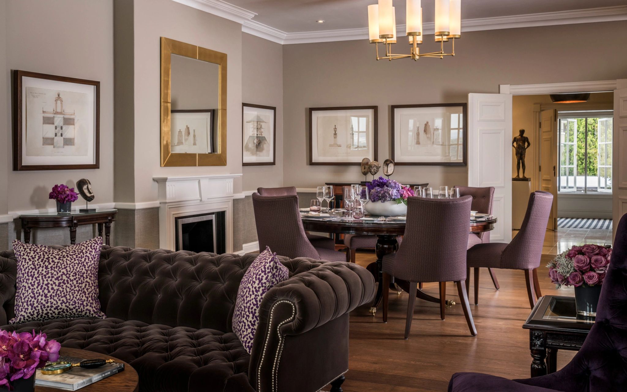 sala de estar – suite presidencial  – decoracao moderna