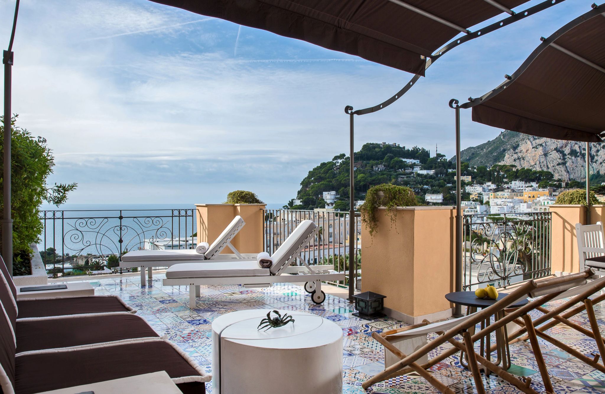 One Bedroom Suite Sea View terraço mobiliado - terraço vista mar – vista panoramica