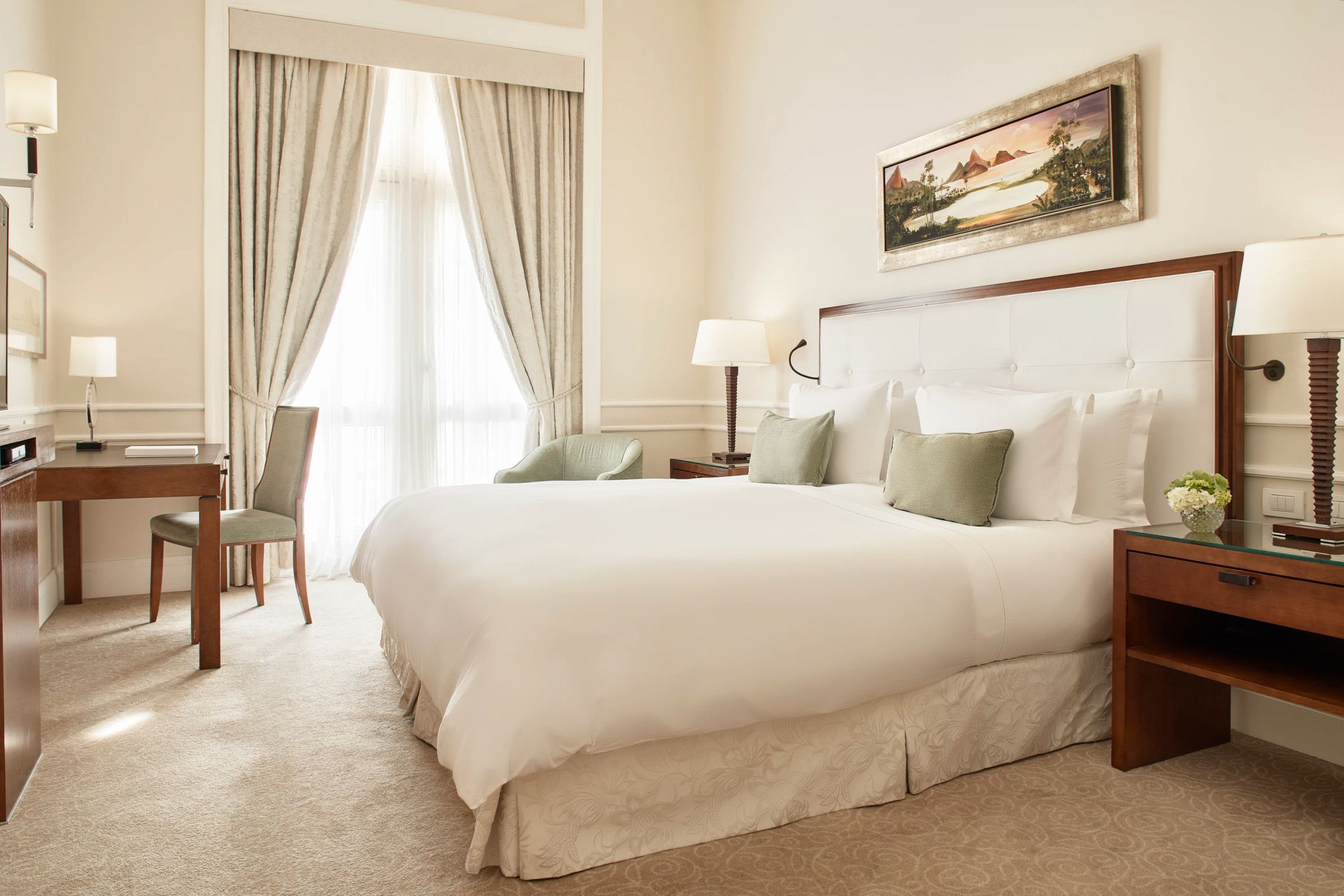 quarto do copa - cama king-size - hotel rio