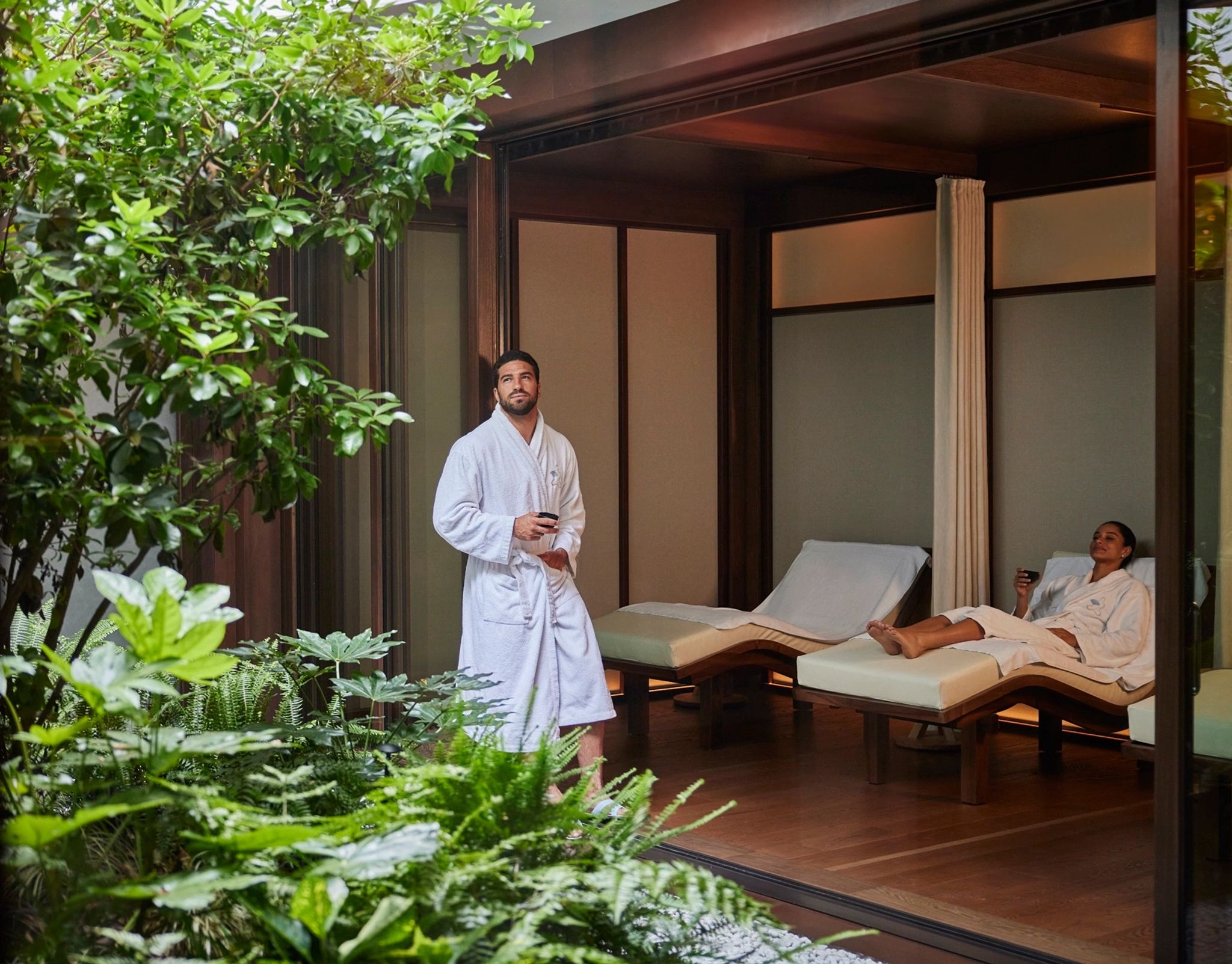Mandarin Oriental Spa tratamentos spa – spa casal – massagem relaxante - vista jardim