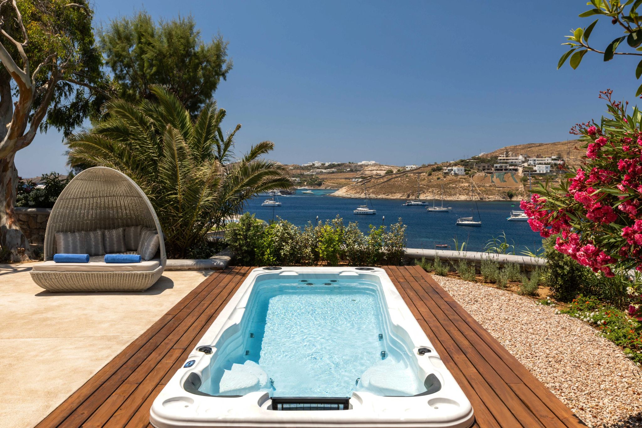 jacuzzi ao ar livre - jacuzzi frente mar - atividades de lazer