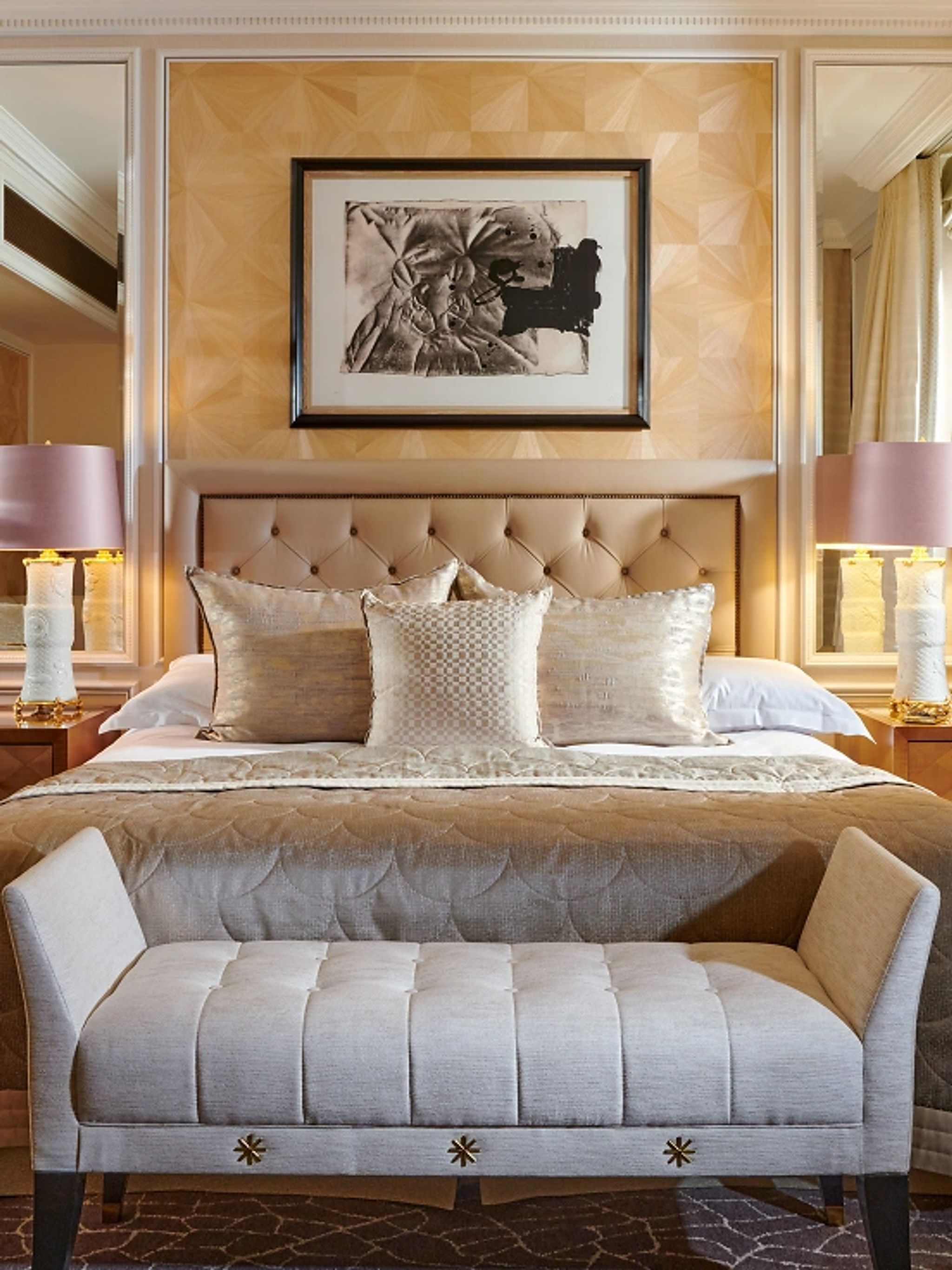 Double Suíte premium — cama king-size — enxoval de luxo