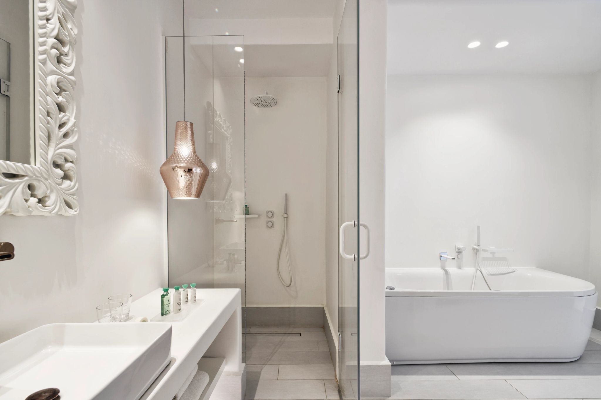 Junior Suite Open Air Jetted Tub Sea View banho de banheira - banho premium - banho relaxante