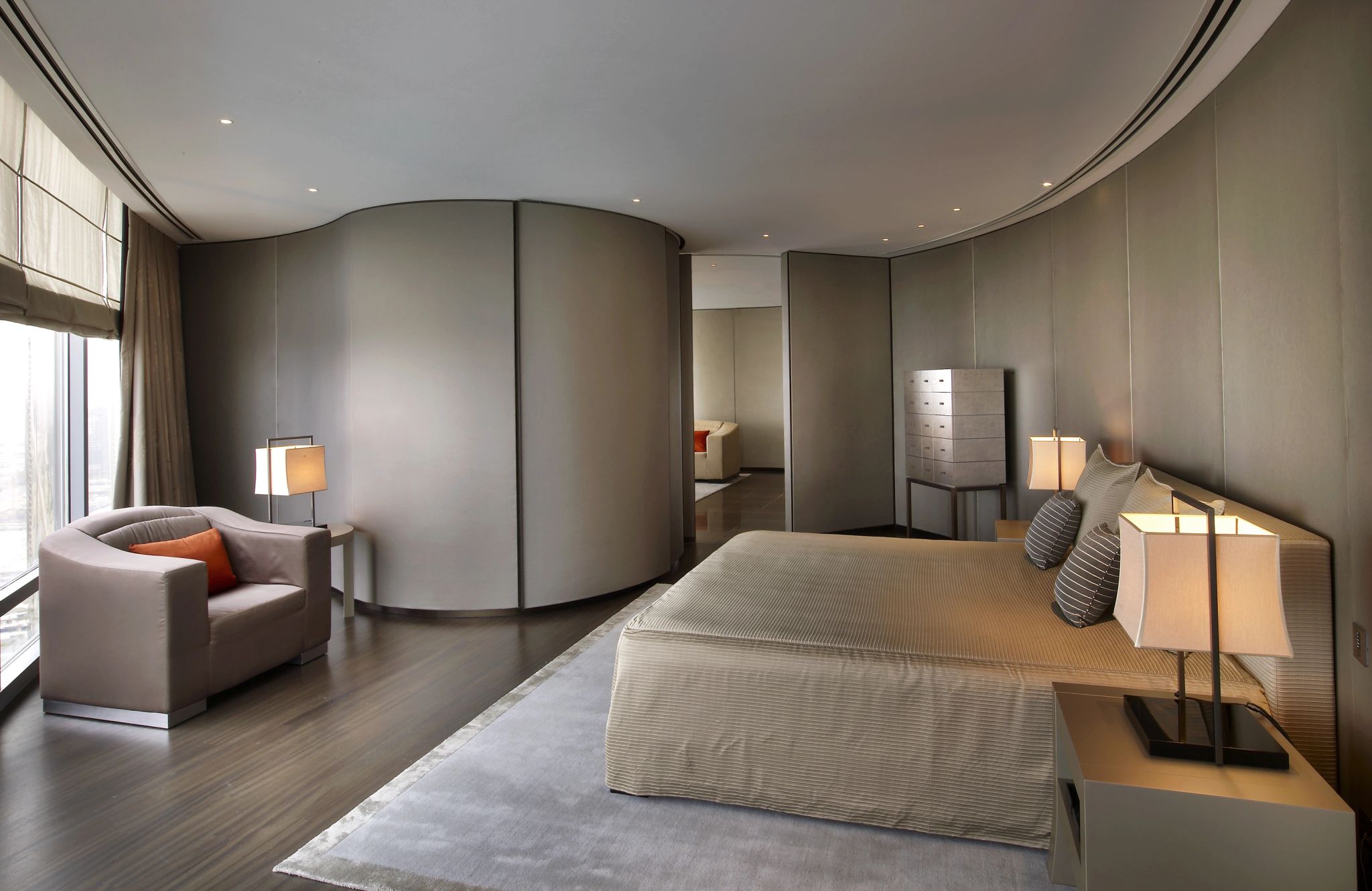 Armani Signature Suite suite do armani – cama de casal – decoracao moderna