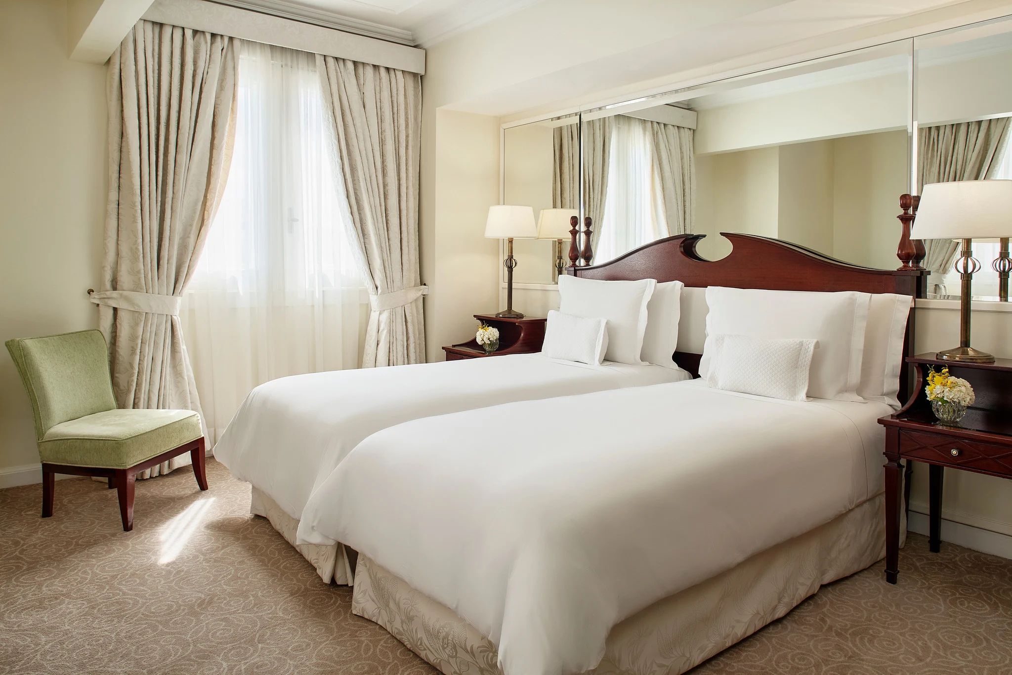 suite de luxo - suite do copacabana - camas twin