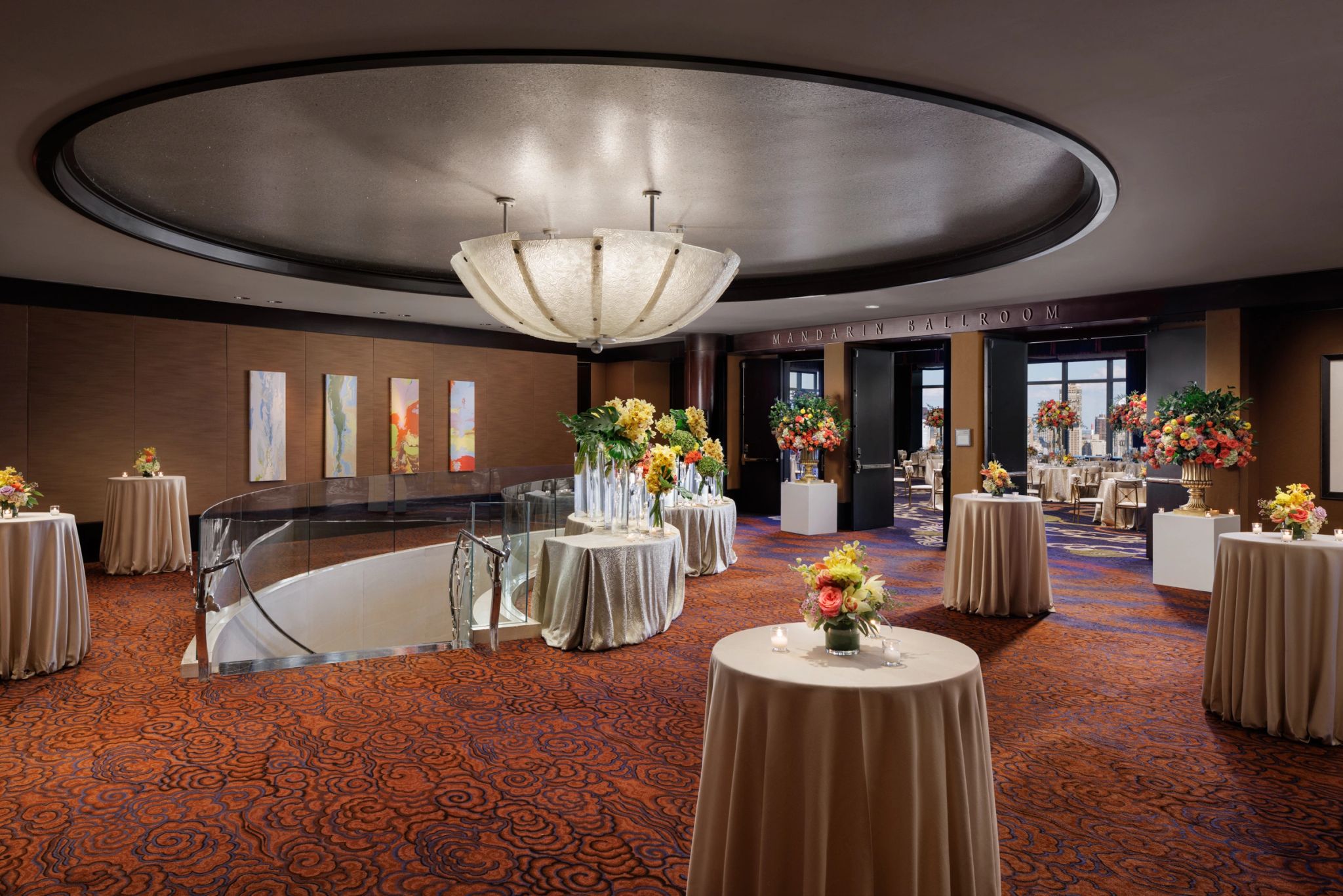 espaço para eventos - evento em nova york - mesa decorativa
