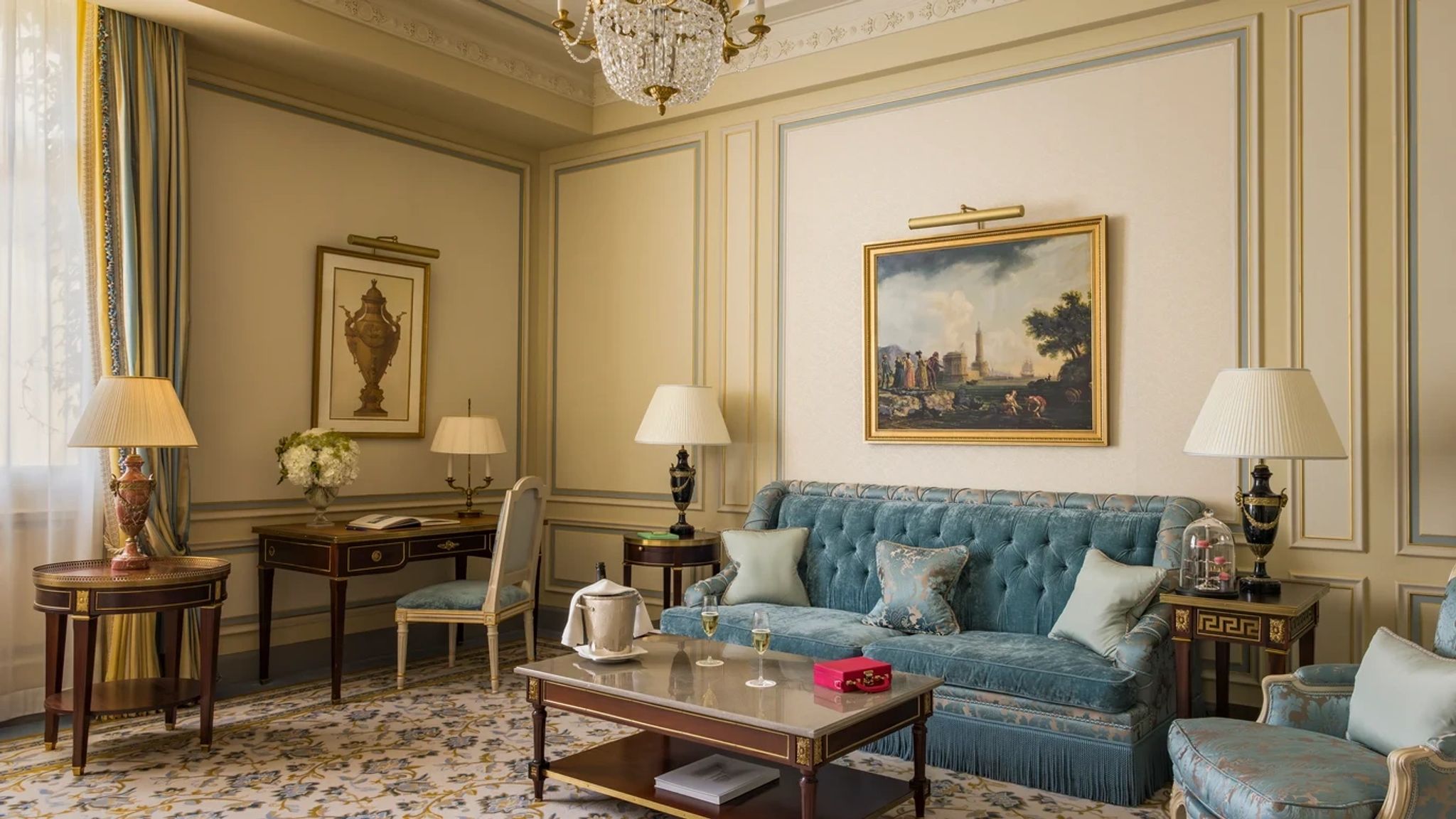 design luxo interior - suite com terraco paris - suite nupcial paris