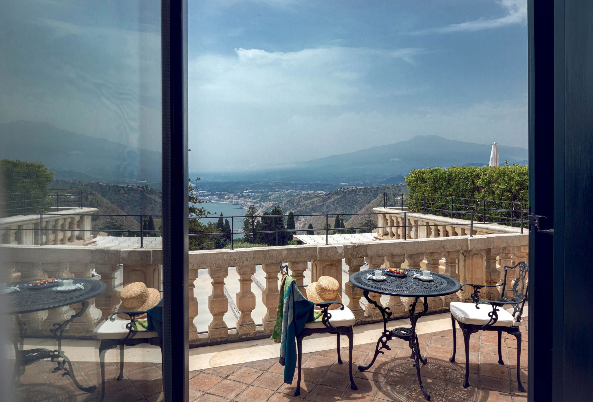 suite com terraço - terraço com vista – vista para o mar