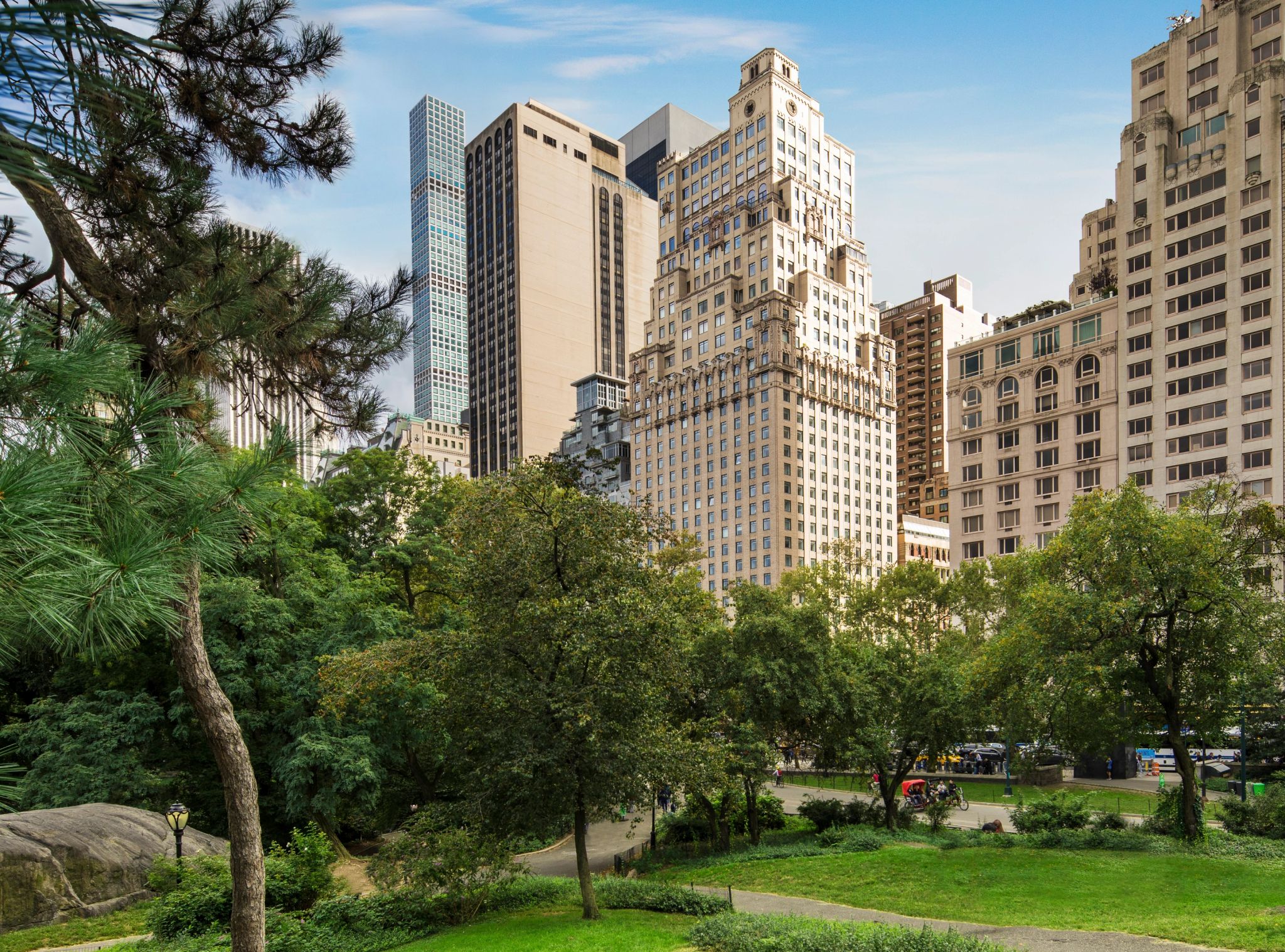 fachada de luxo – exterior do hotel – nova york