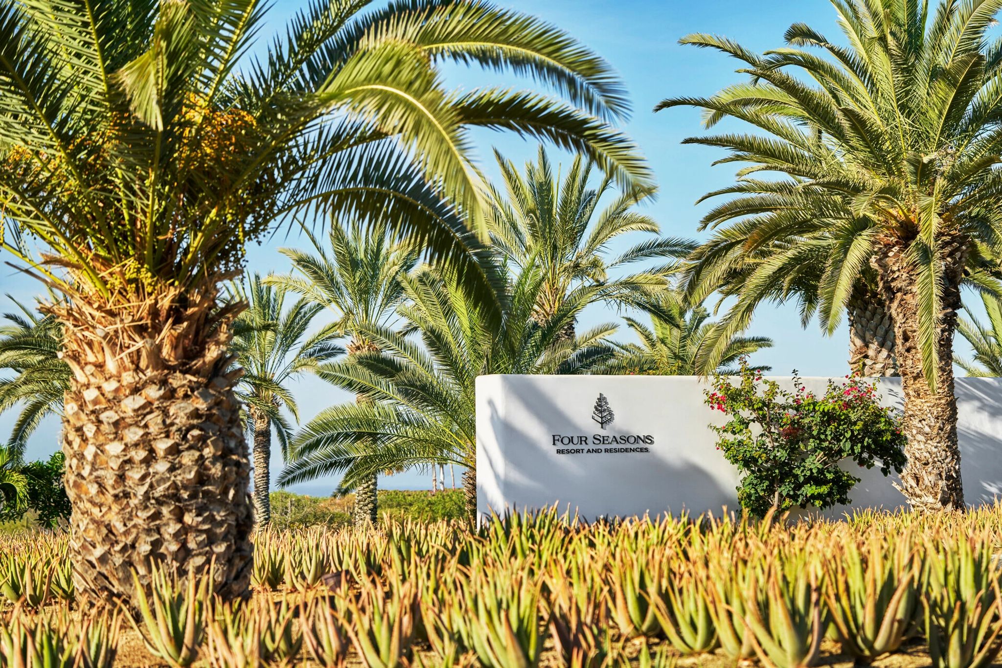 entrada do resort - jardim privativo - four seasons hotel