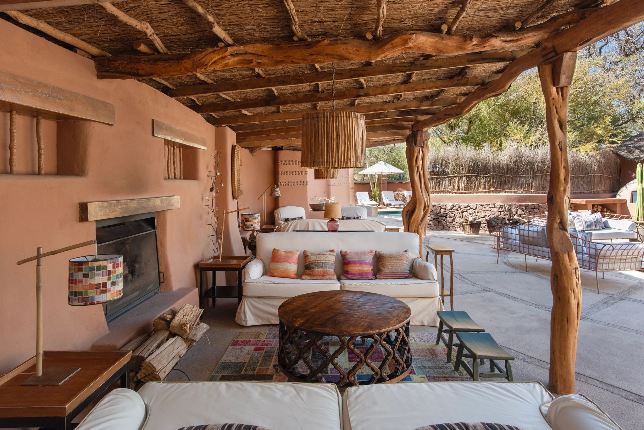 Áreas comuns do hotel sala de estar - sala com lareira - areas comuns hotel