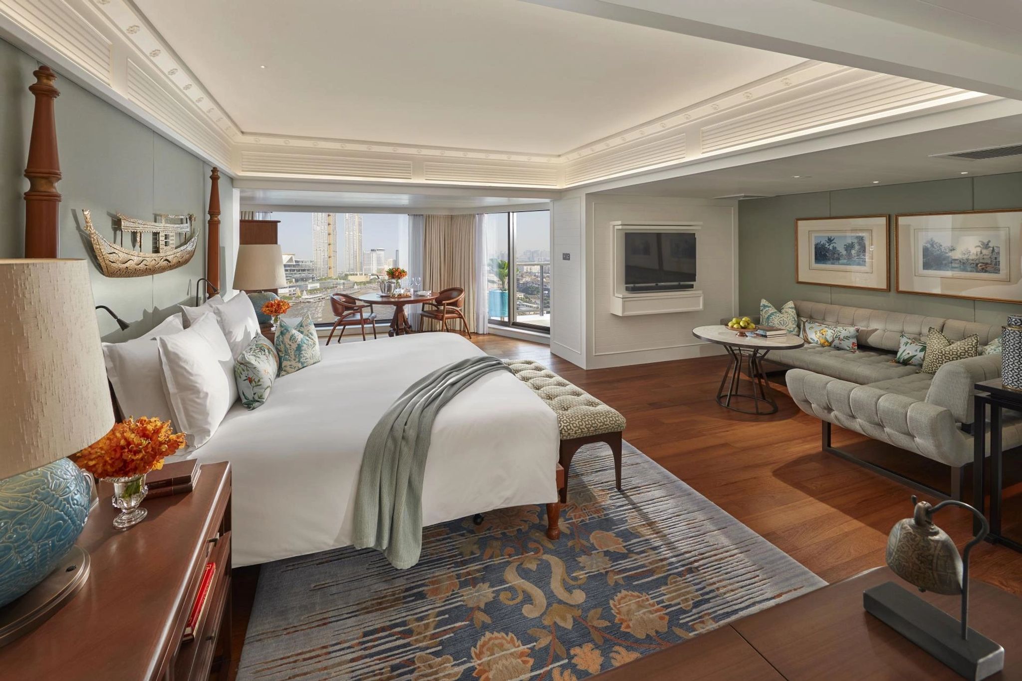 suite para casais – decoracao classica – suite ampla