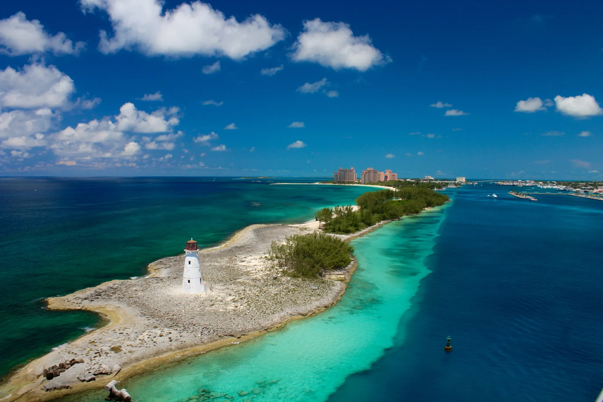 farola em nassau, bahamas