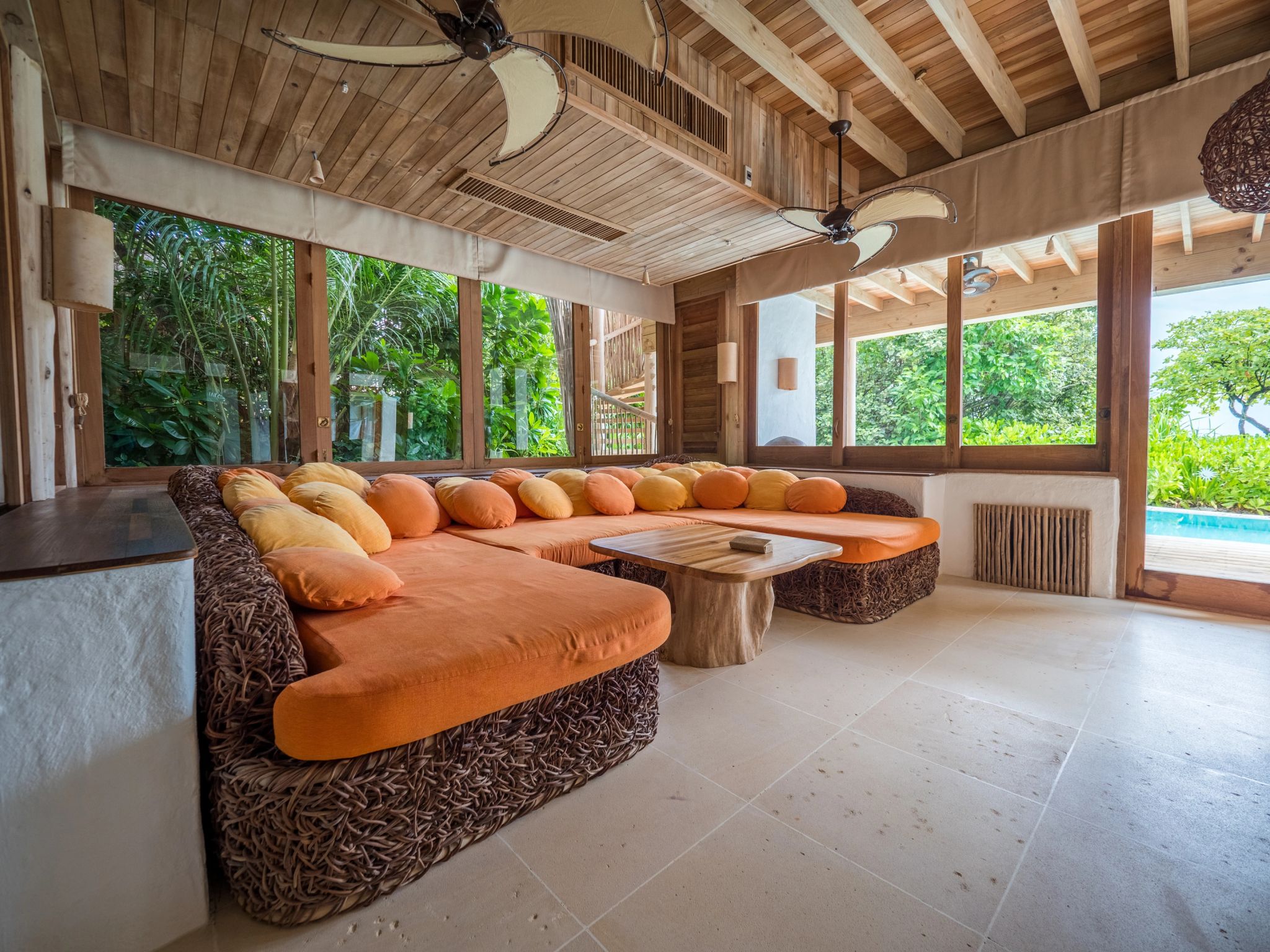 Villa 11 vila soneva - piscina - hospedagem maldivas