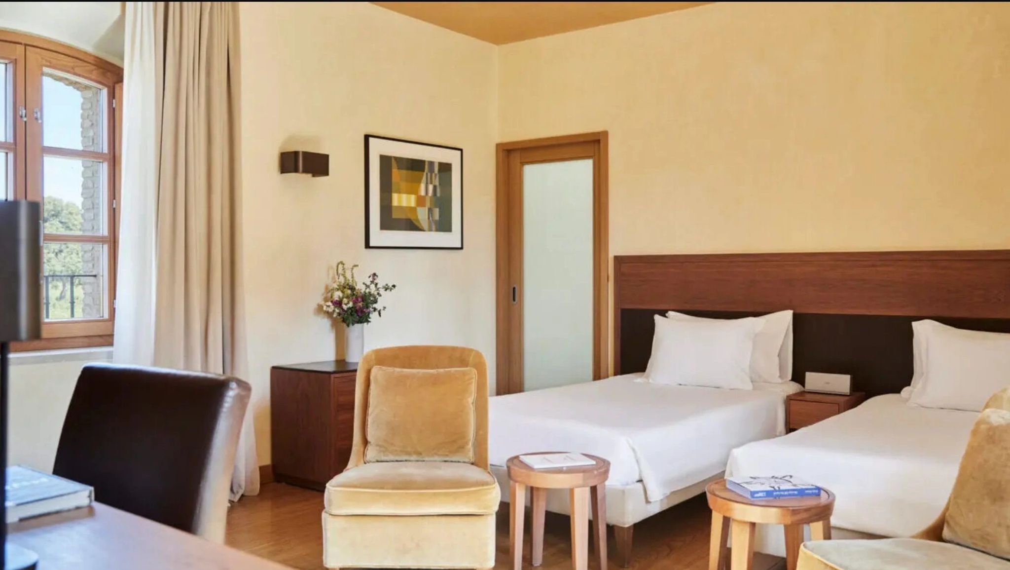 Superior Double Twin quarto de luxo - cama twin - vista panoramica