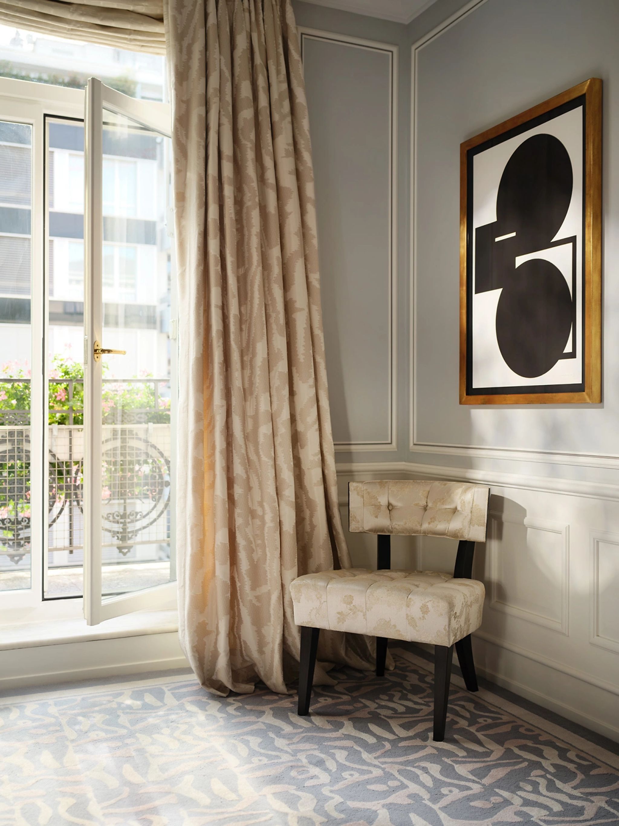River Suite Sala de estar — poltrona de design — ambiente integrado
