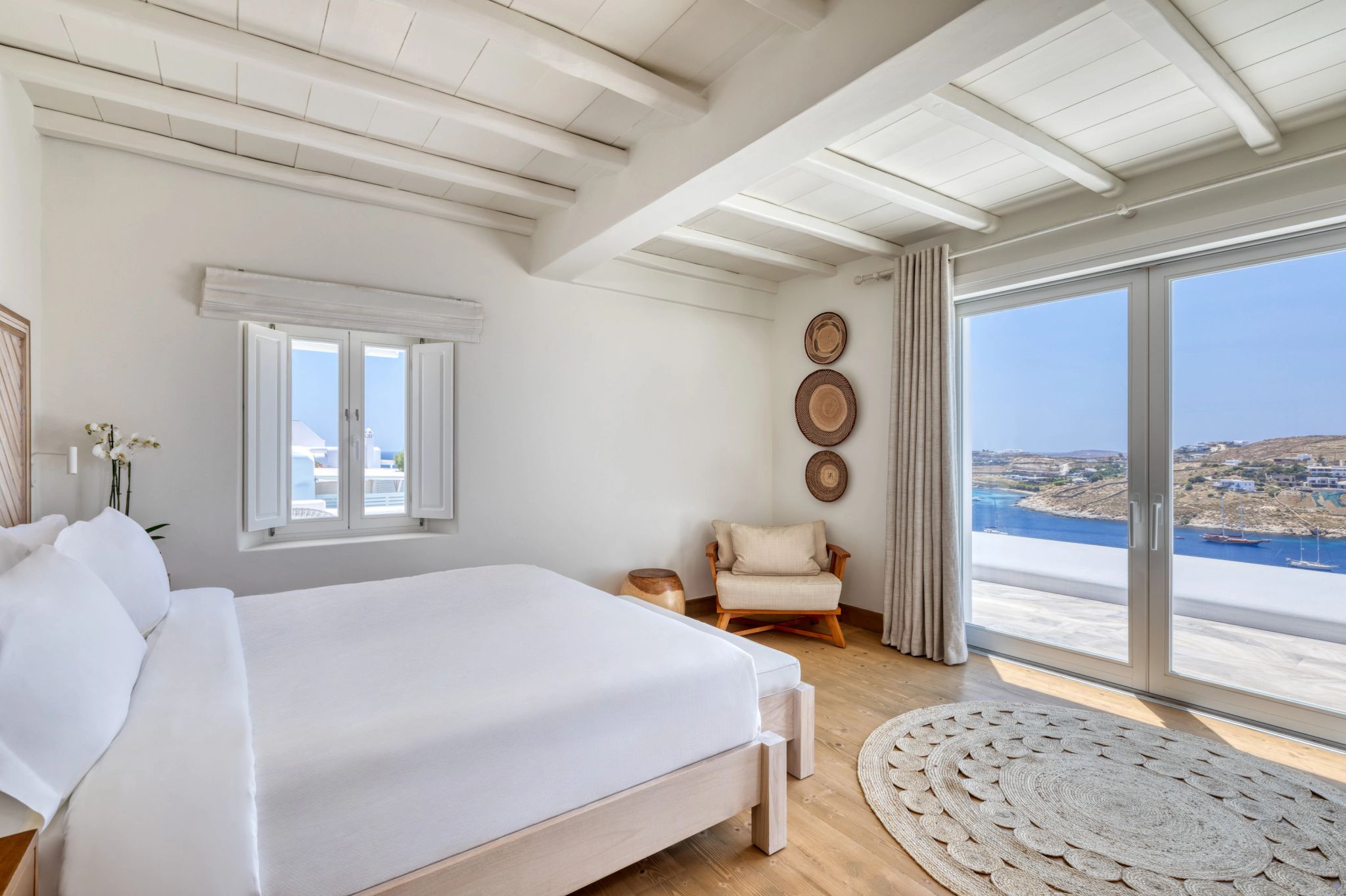 quarto vista mar - vila quatro quartos - vila para familia