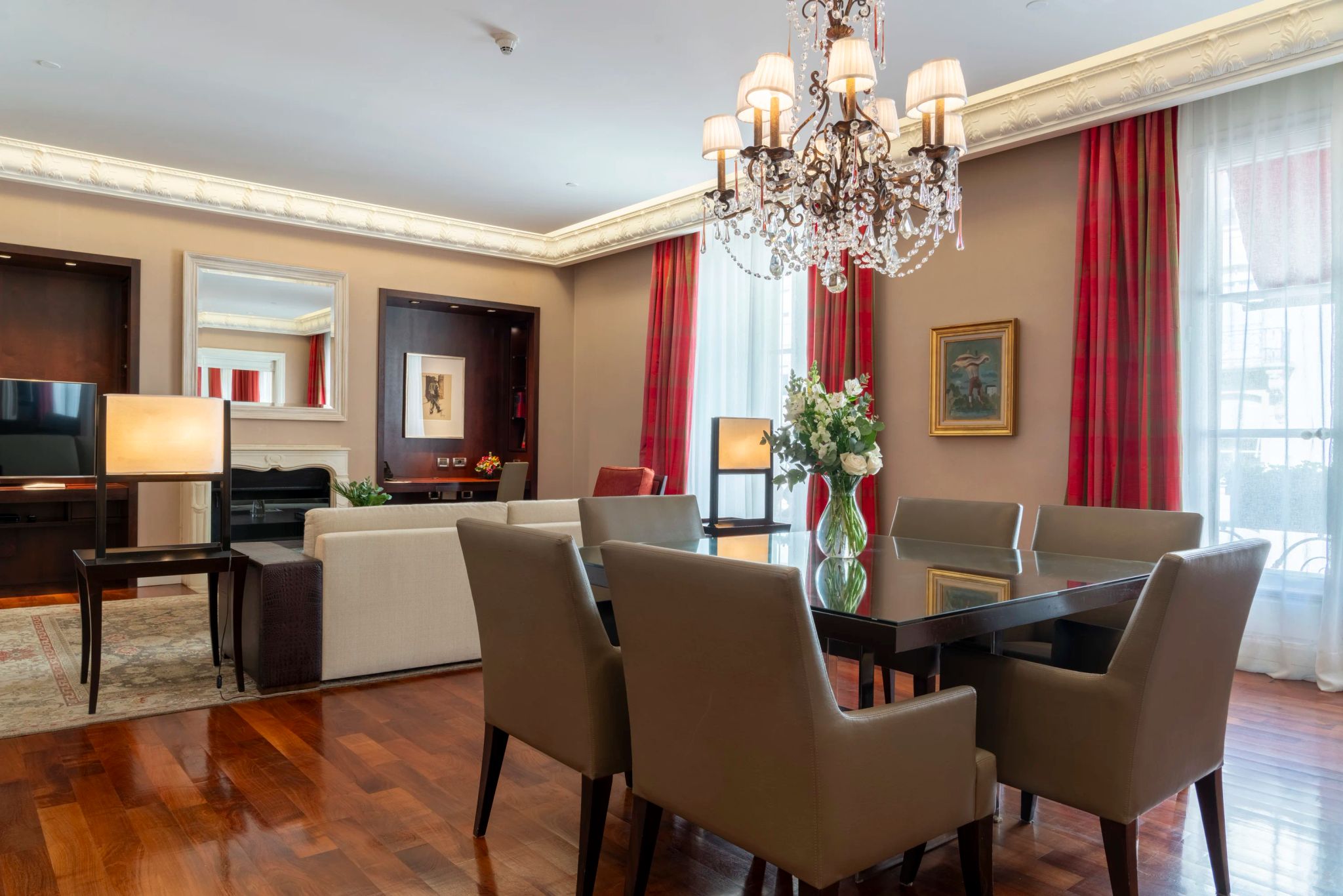 sala de jantar suíte alvear - quarto com sala de jantar