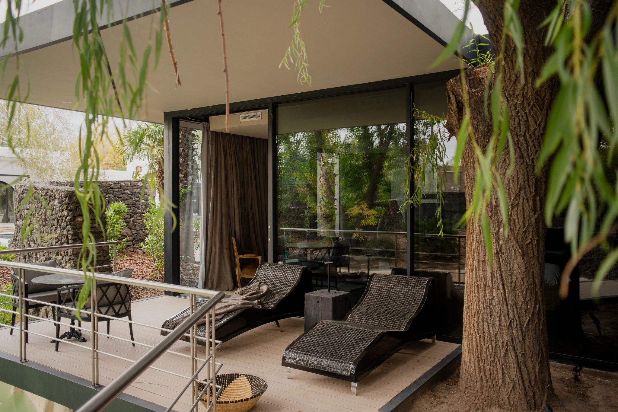 Spa Suite Sauna area externa – suite spa - natureza