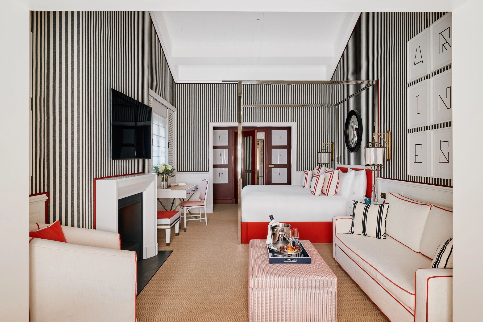 Poolside Suite suite premium - cama king-size - decoracao de luxo