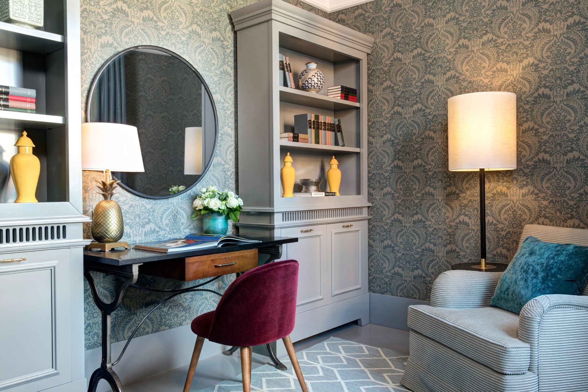 Spagna Penthouse Terrace penteadeira classica - sala de leitura - suite ampla