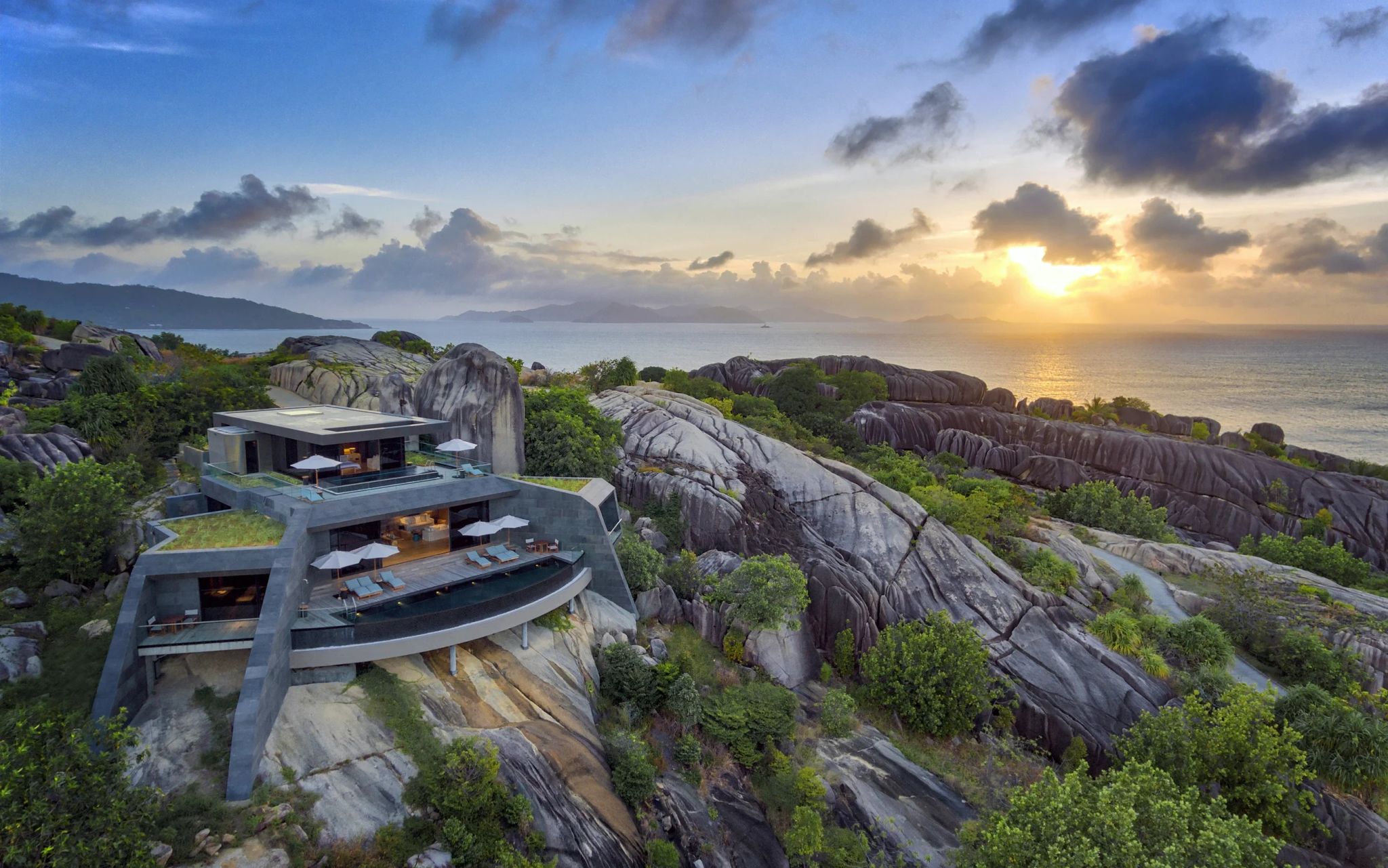 The Sanctuary sanctuary residencia - residencia 4 quartos - villa granito seychelles