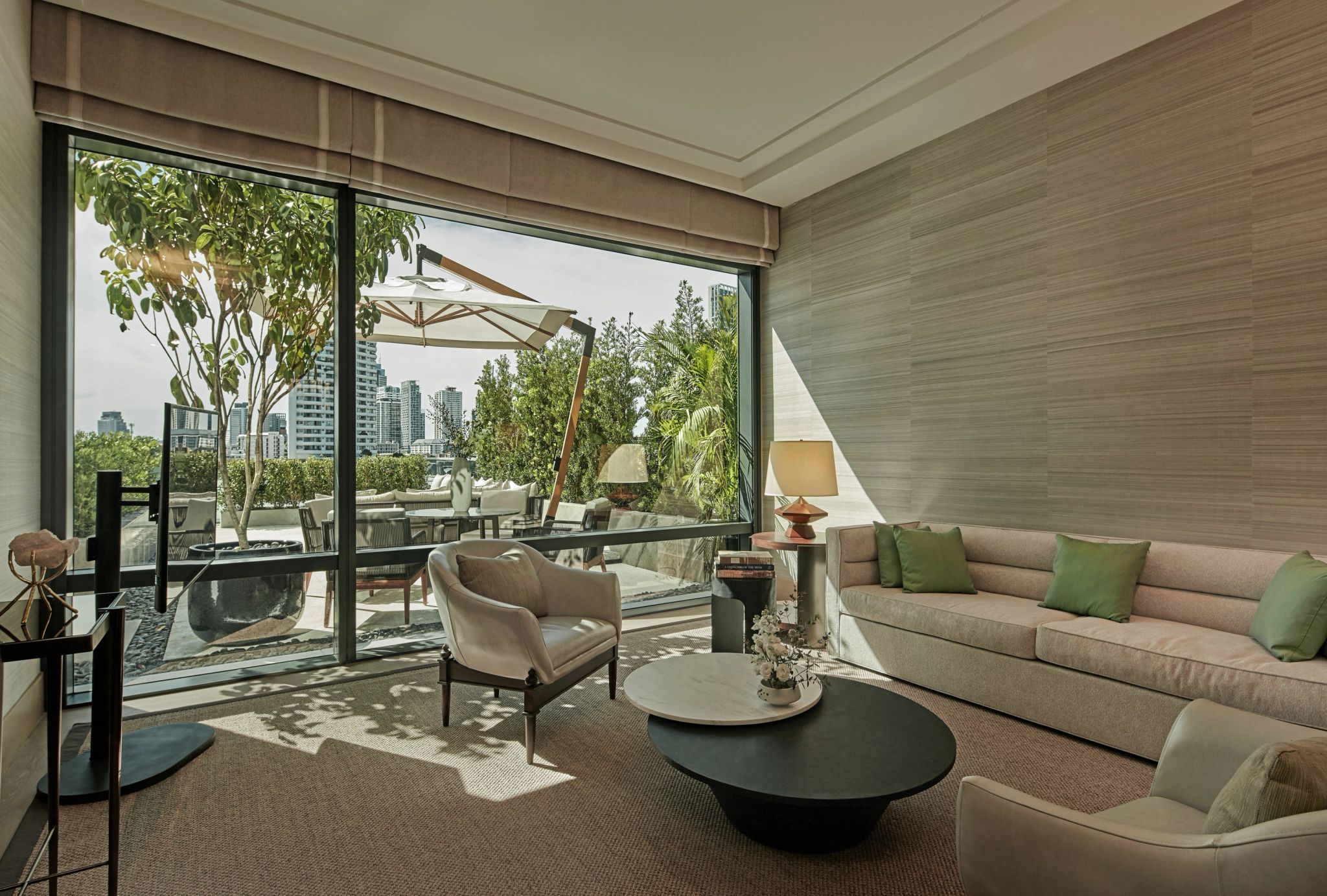 Verandah Suite sala de estar - suite com sala - sala chique