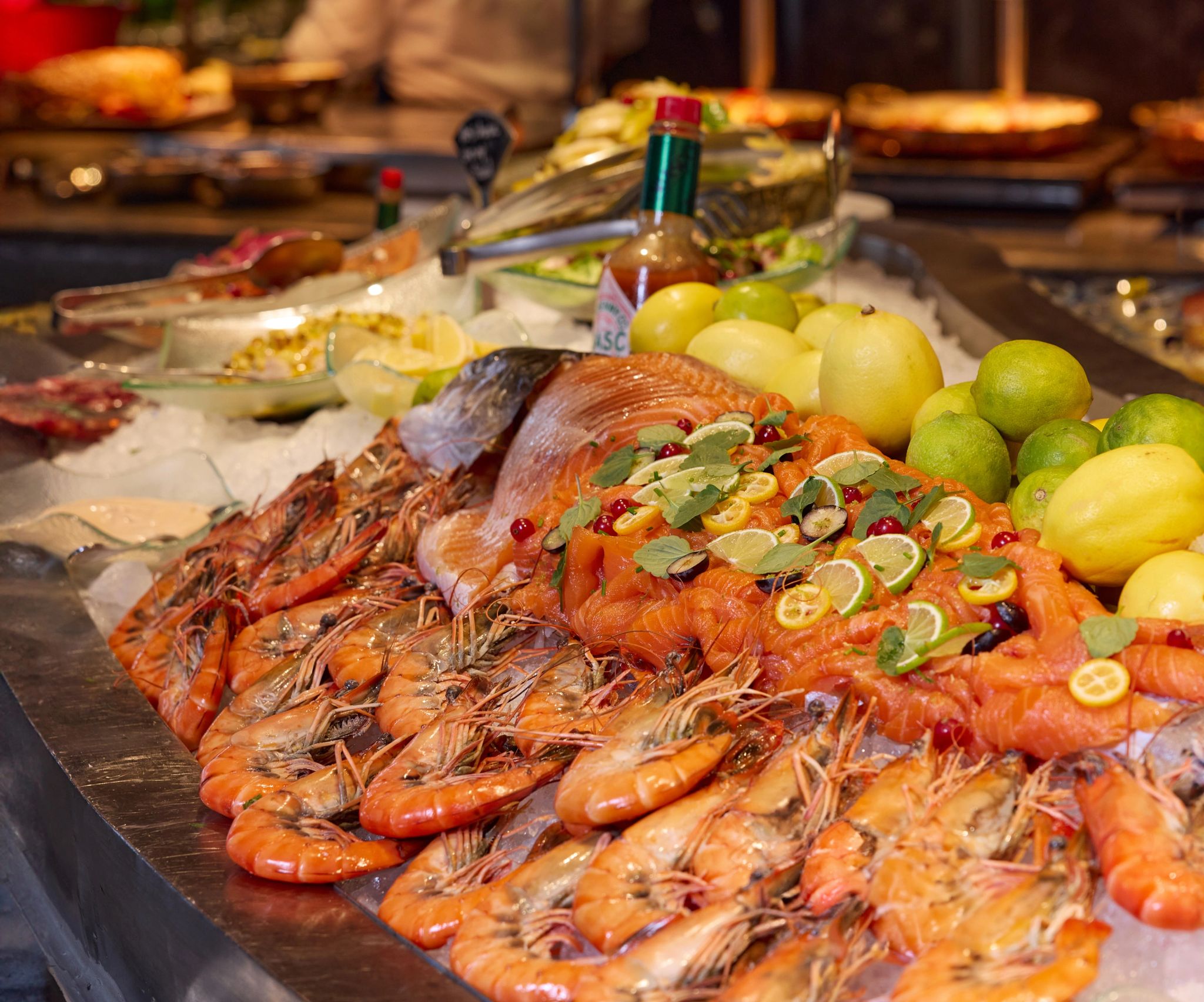 Pratos gourmet frutos do mar - restaurante de frutos do mar - culinaria turca