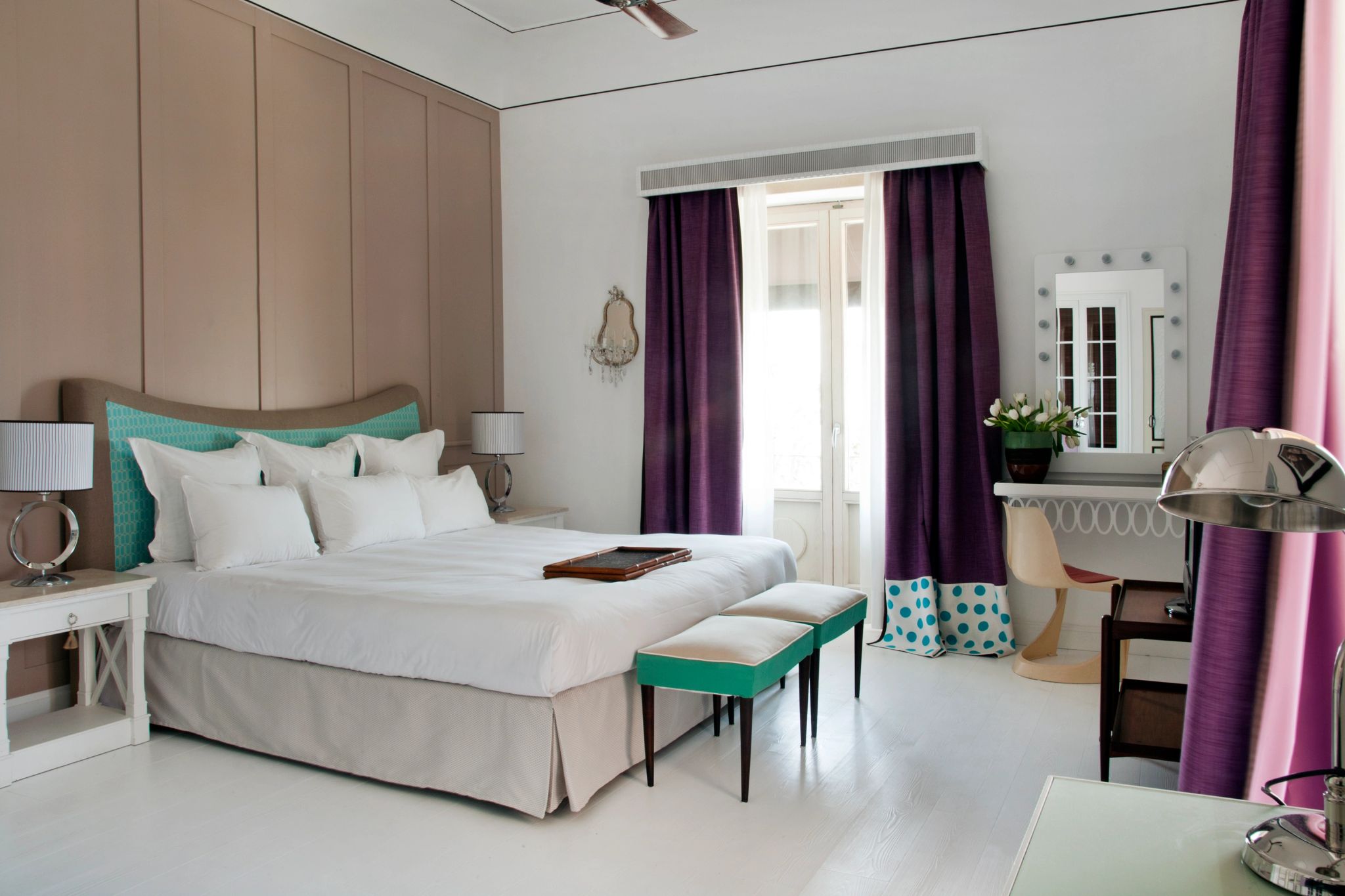 Anacapri Suite Sea View cama casal - decoraçao moderna – suite de luxo