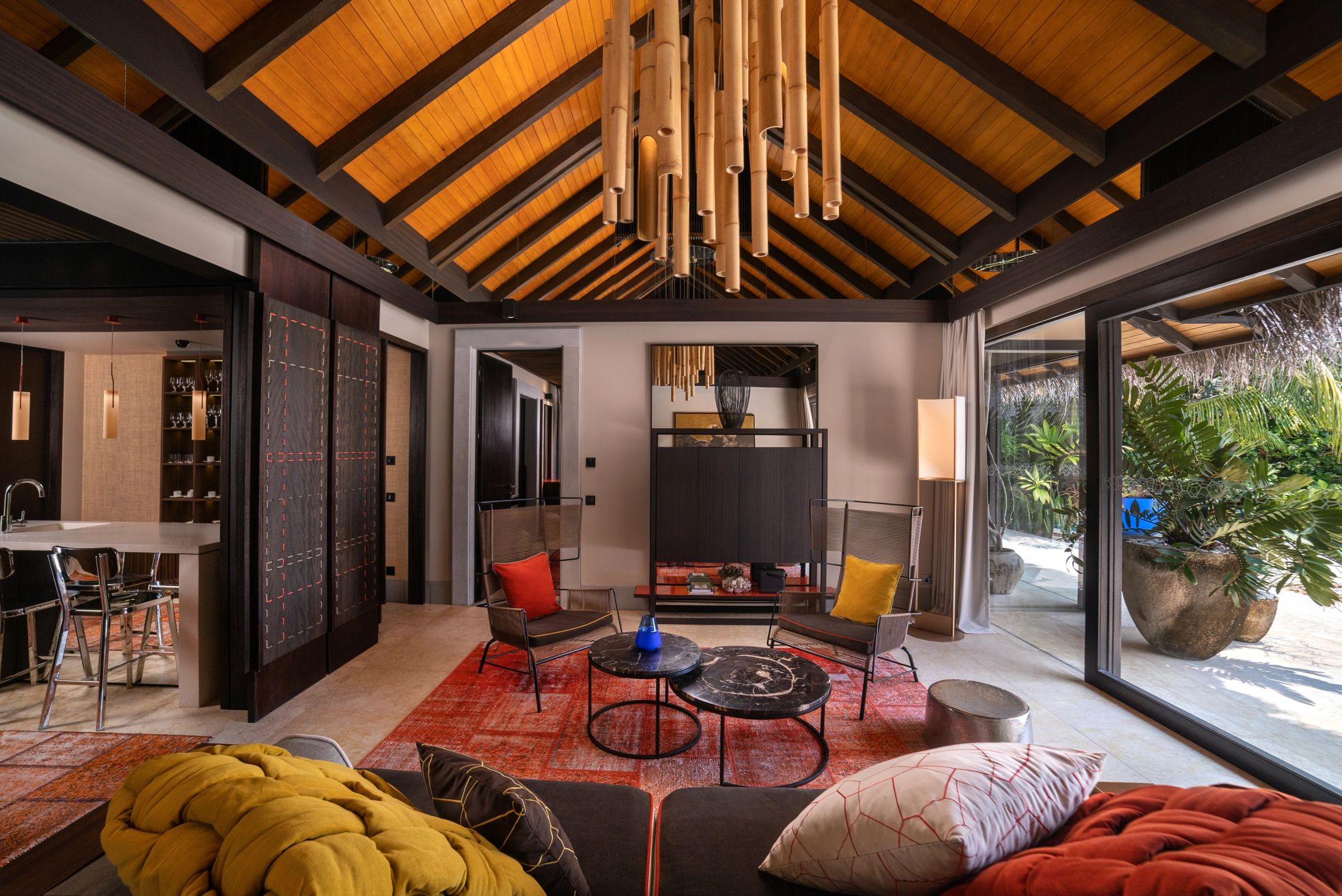 sala de estar - decoraçao rustica – area de lazer